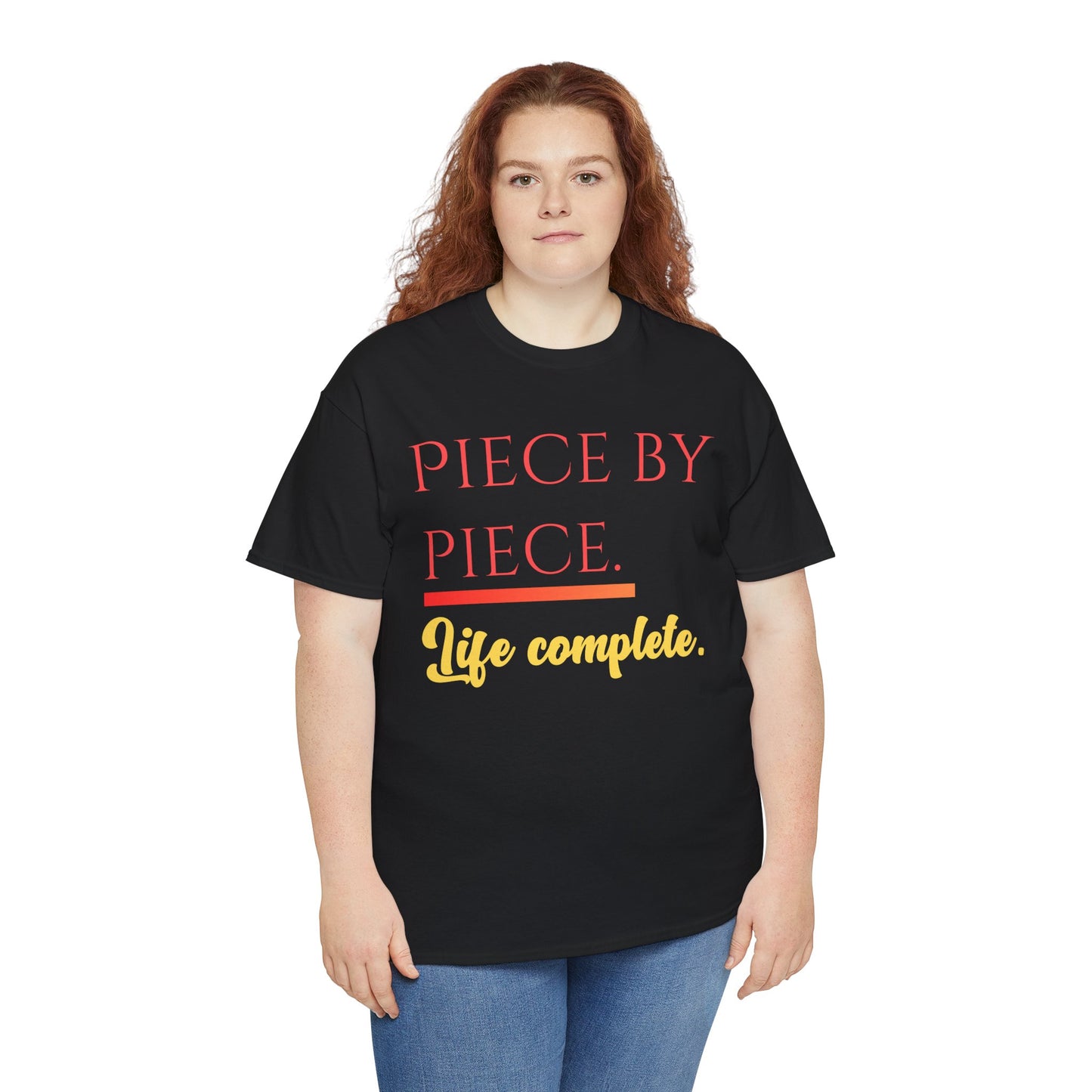 Piece by Piece T-Shirt – Life Complete Graphic Tee by Trash Cat Tee's