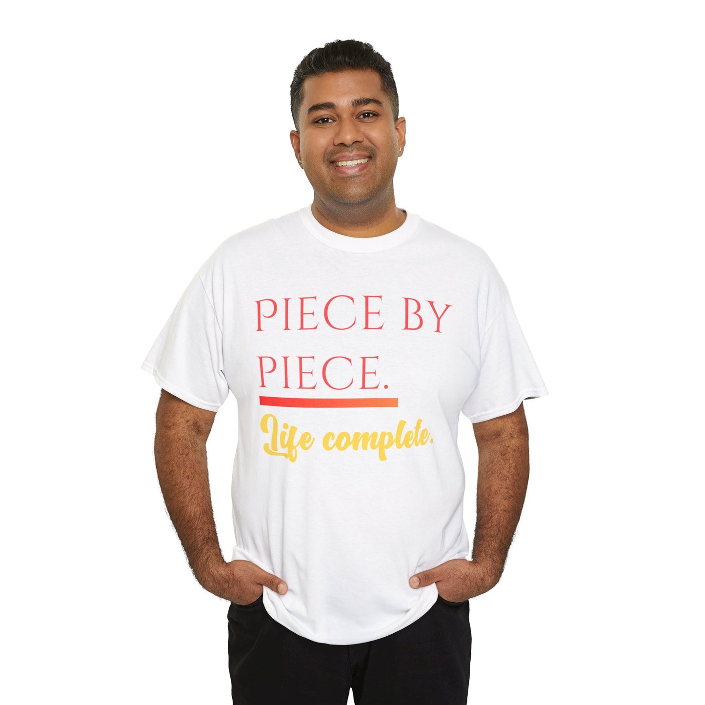 Piece by Piece T-Shirt – Life Complete Graphic Tee by Trash Cat Tee's