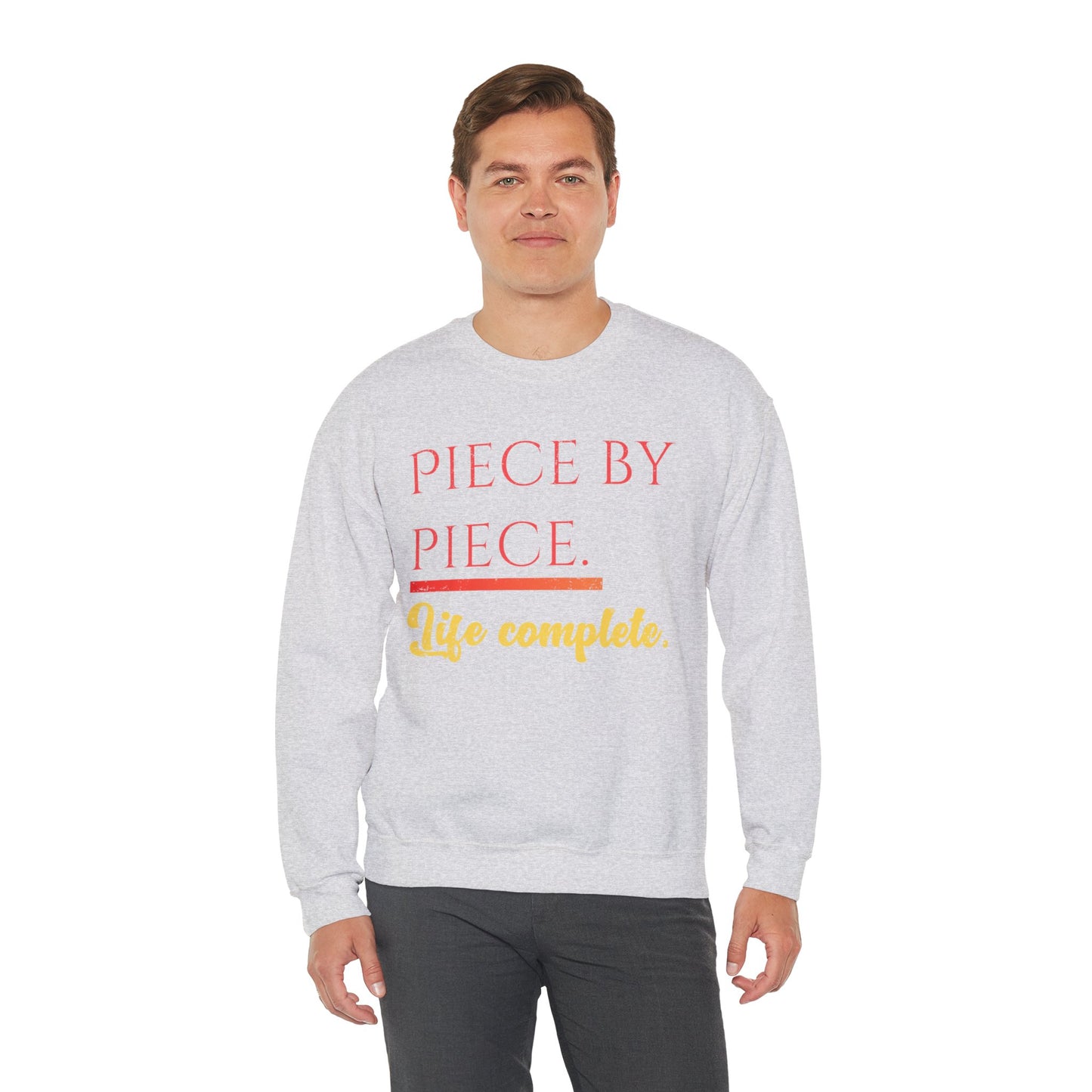 Piece by Piece Crewneck Sweatshirt – Distressed Life Complete Pullover