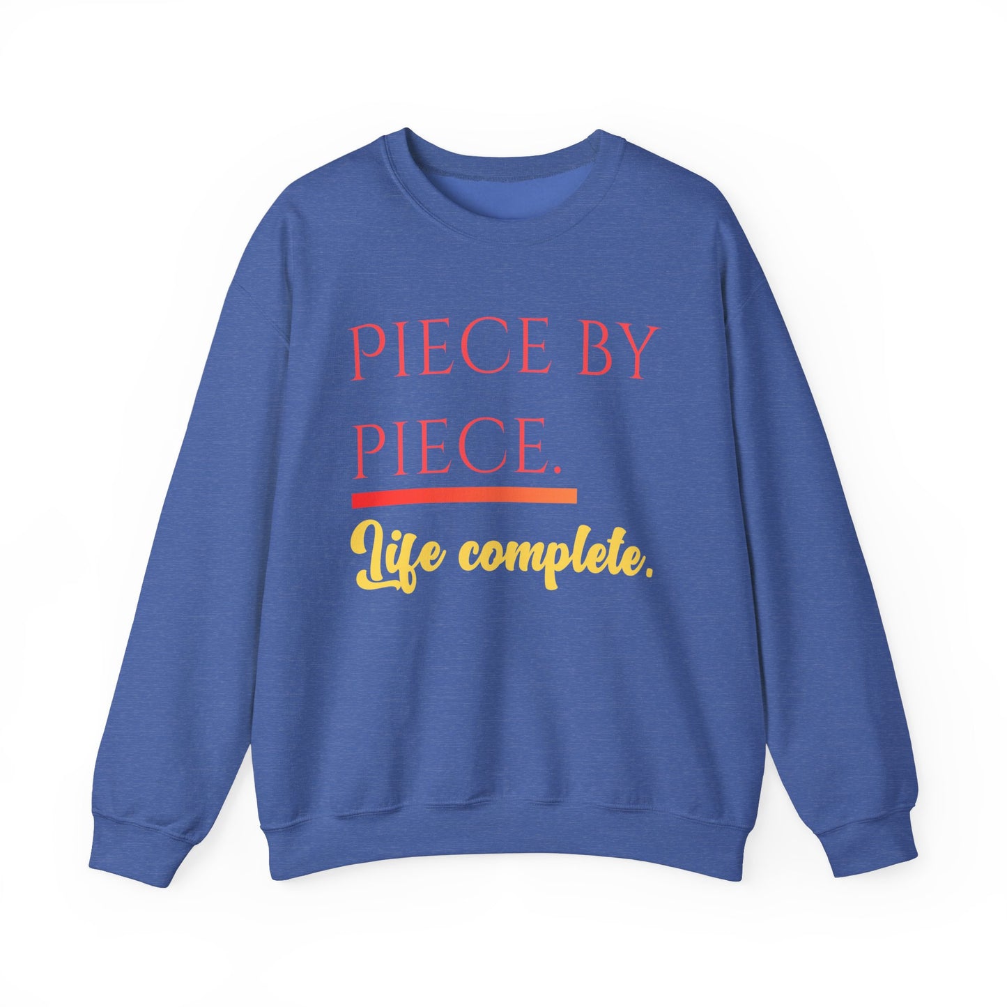 Piece by Piece Crewneck Sweatshirt – Distressed Life Complete Pullover