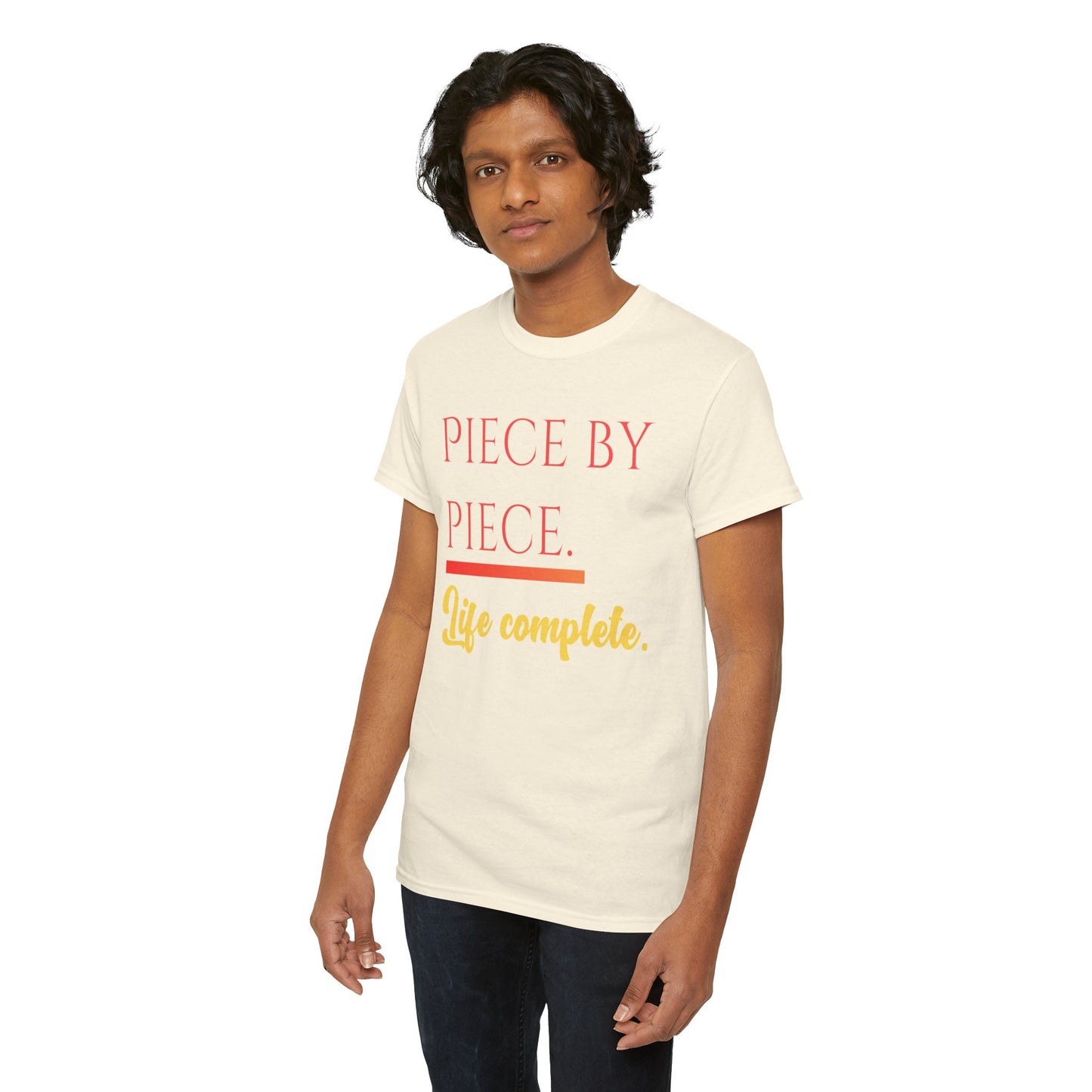 Piece by Piece T-Shirt – Life Complete Graphic Tee by Trash Cat Tee's