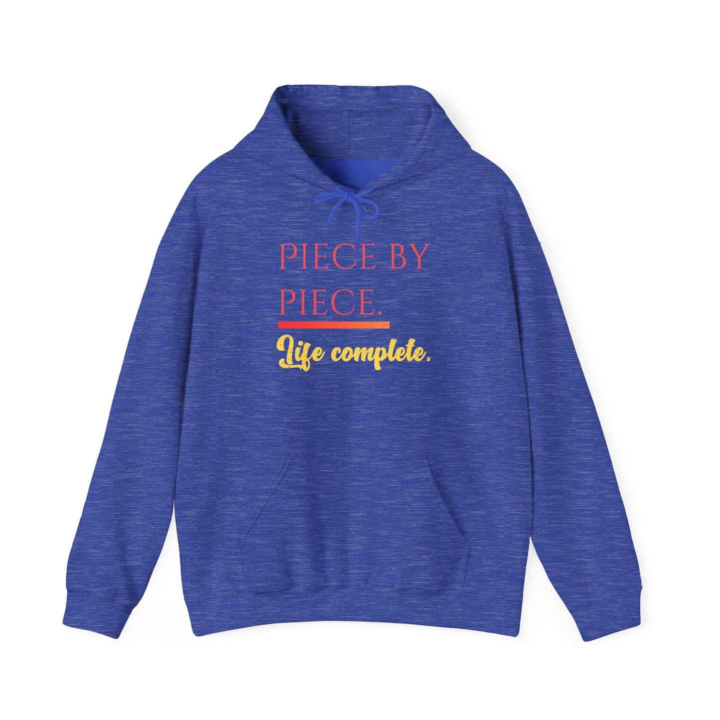 Piece by Piece Pullover Hoodie – Life Complete Distressed Sweatshirt