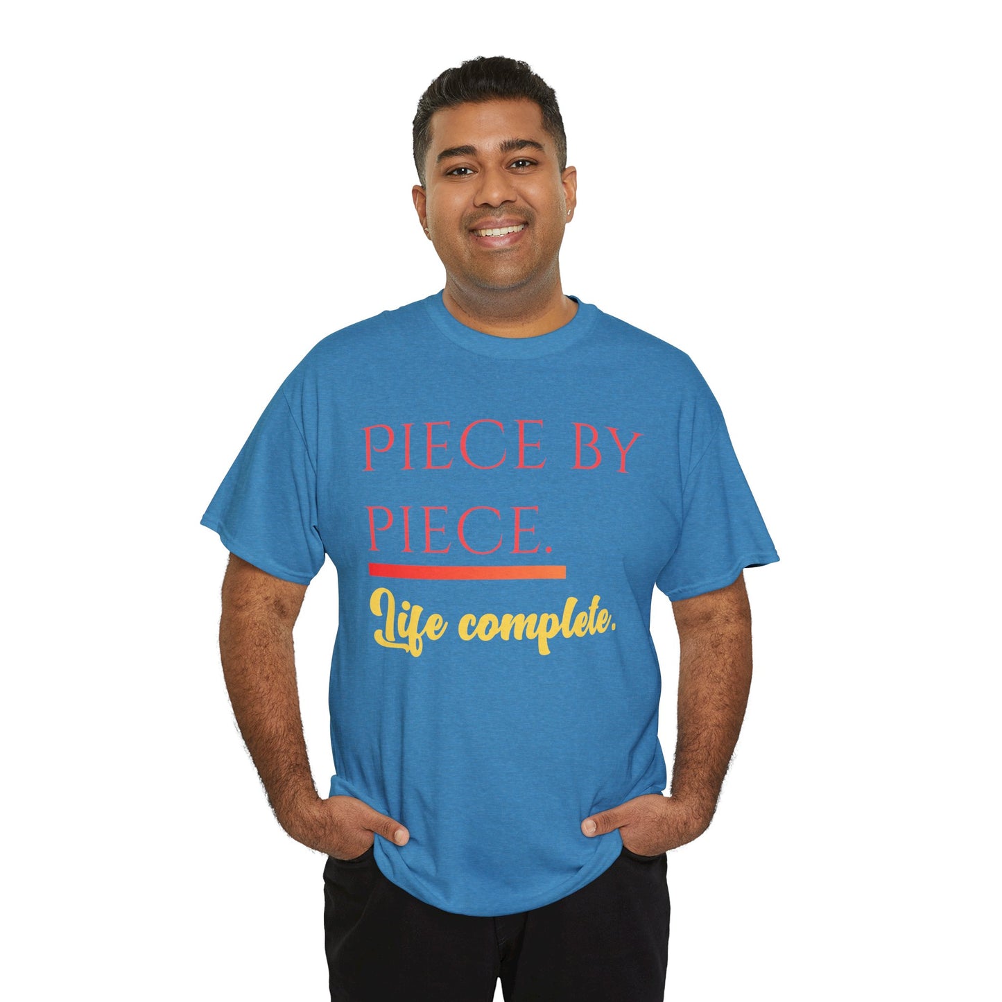 Piece by Piece T-Shirt – Life Complete Graphic Tee by Trash Cat Tee's