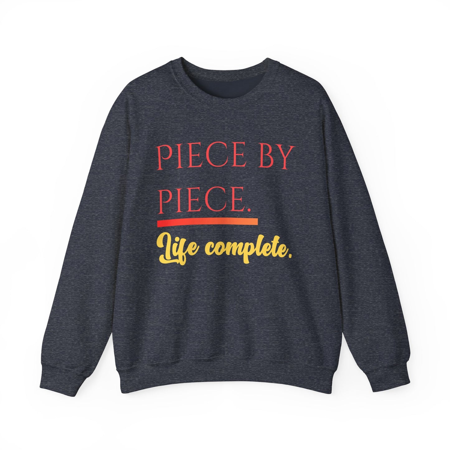 Piece by Piece Crewneck Sweatshirt – Distressed Life Complete Pullover