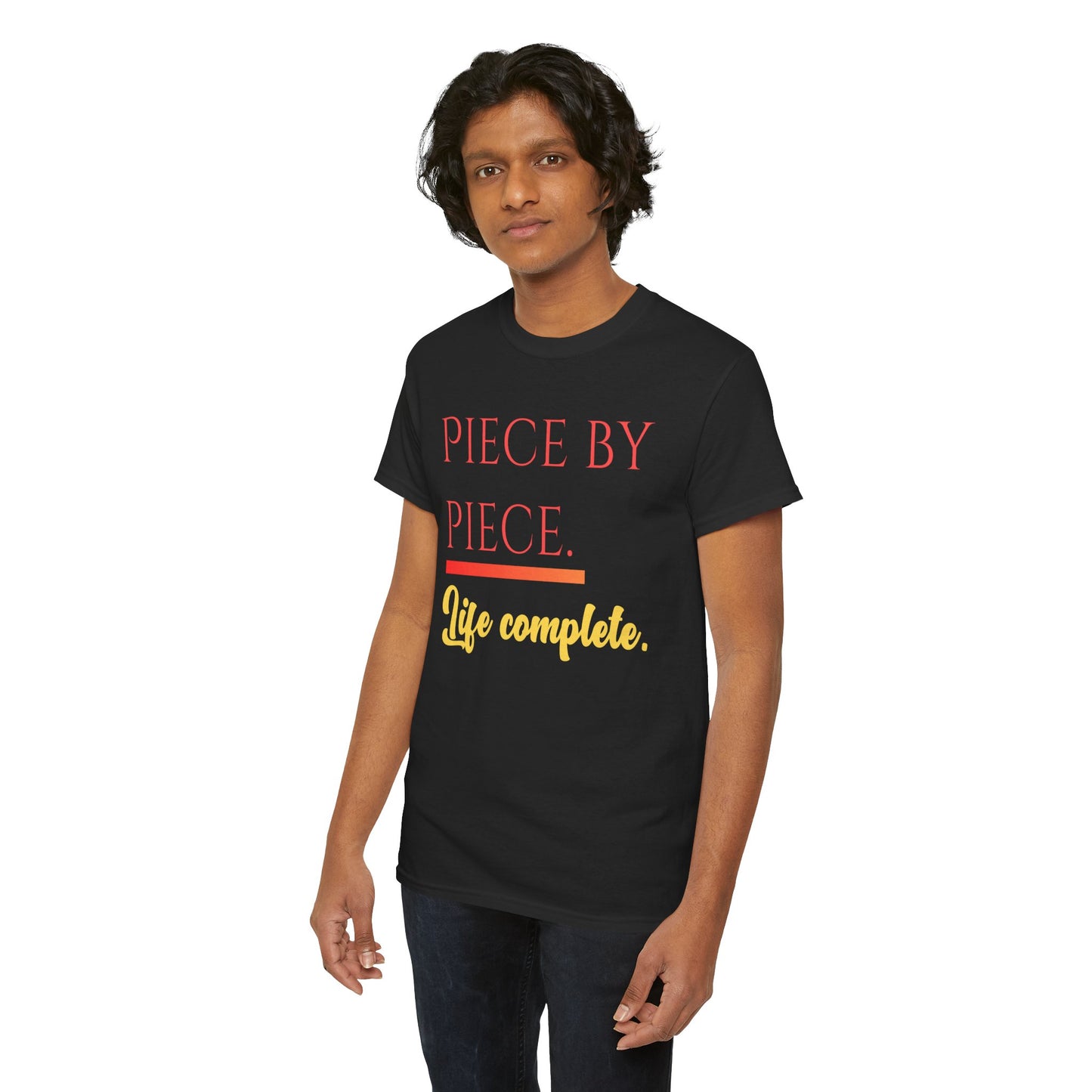 Piece by Piece T-Shirt – Life Complete Graphic Tee by Trash Cat Tee's