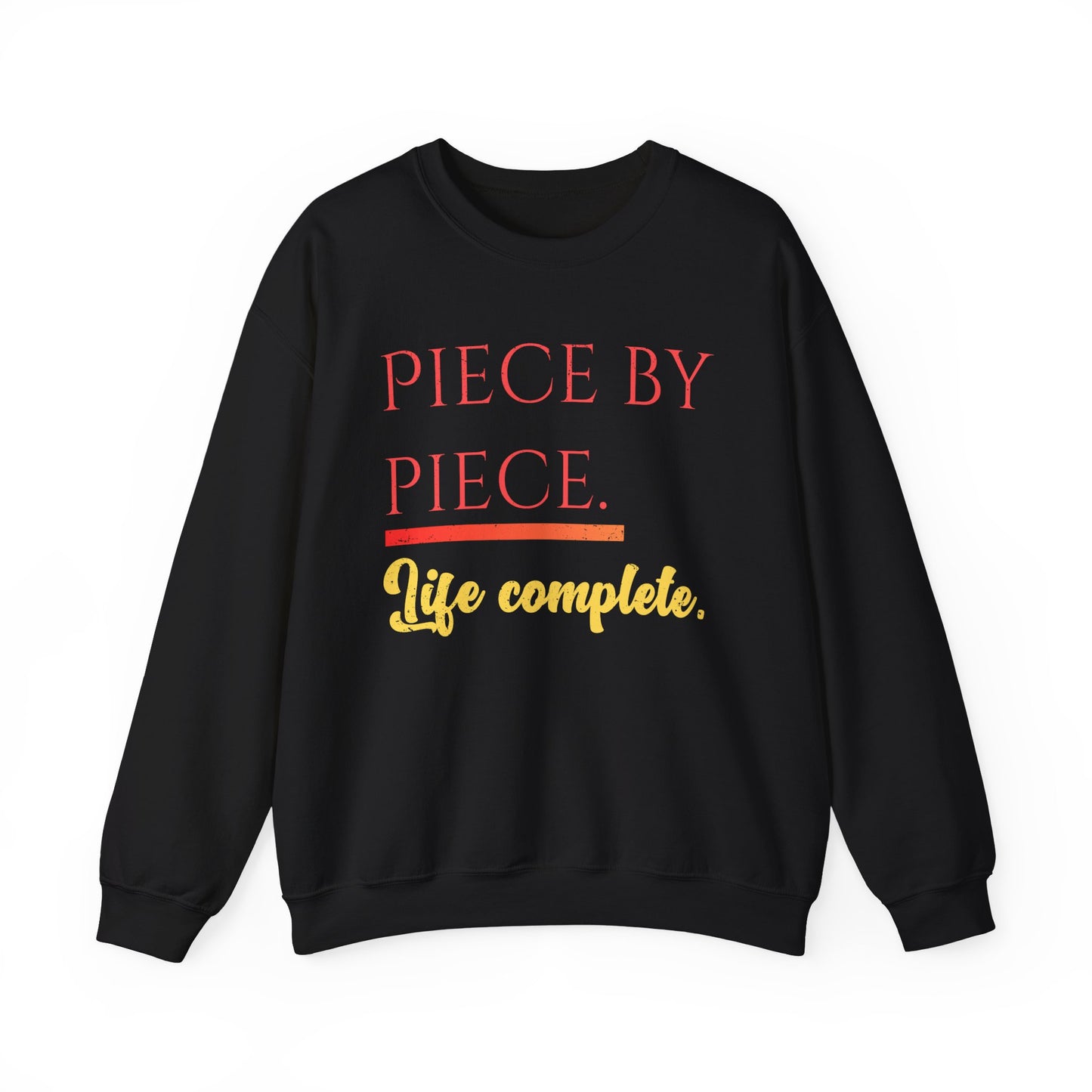 Piece by Piece Crewneck Sweatshirt – Distressed Life Complete Pullover