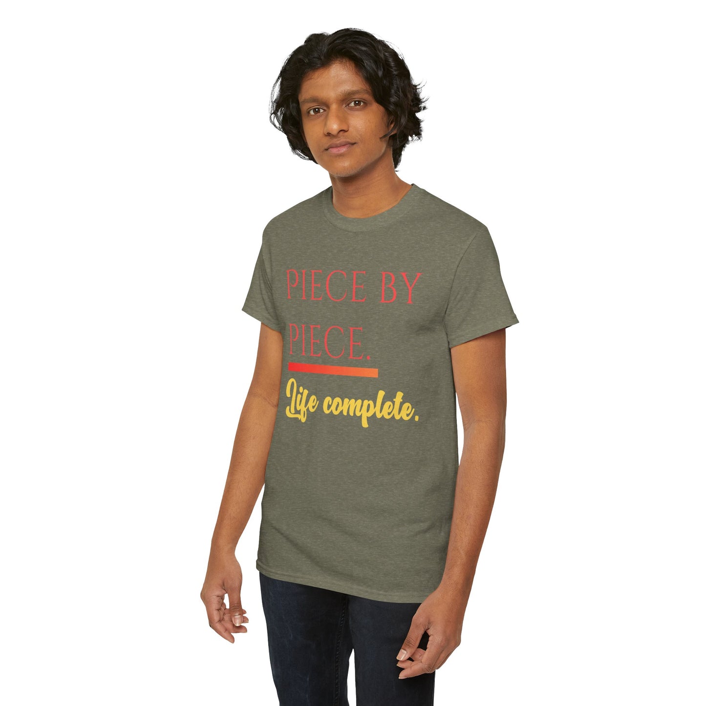 Piece by Piece T-Shirt – Life Complete Graphic Tee by Trash Cat Tee's