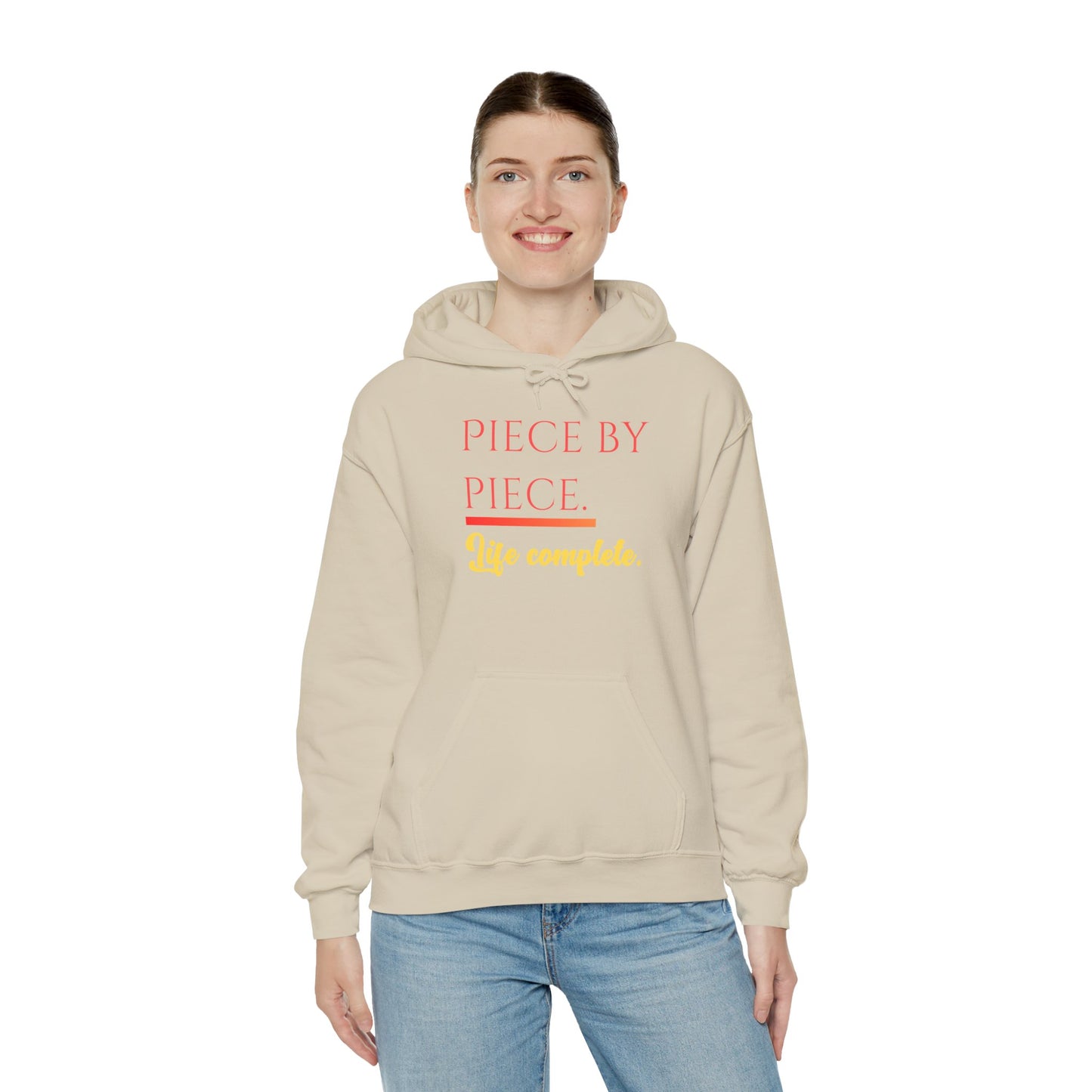 Piece by Piece Pullover Hoodie – Life Complete Sweatshirt