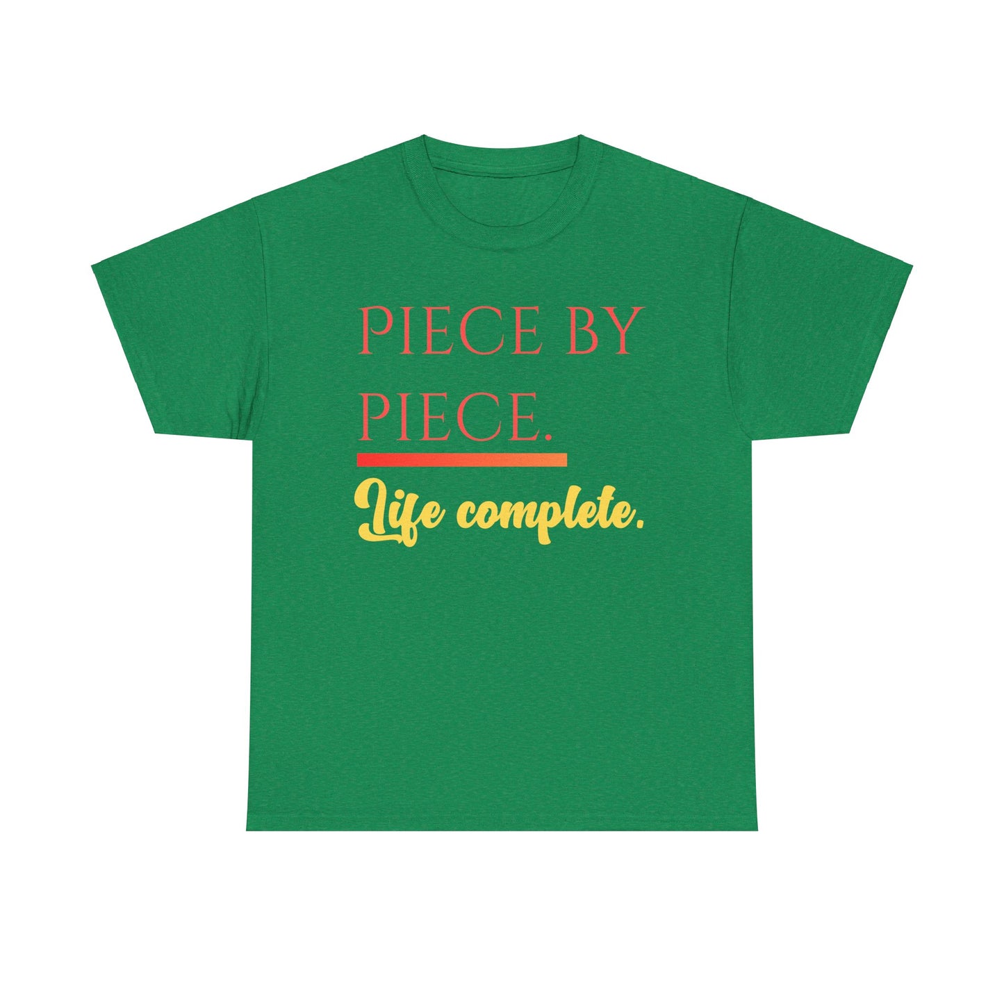 Piece by Piece T-Shirt – Life Complete Graphic Tee by Trash Cat Tee's