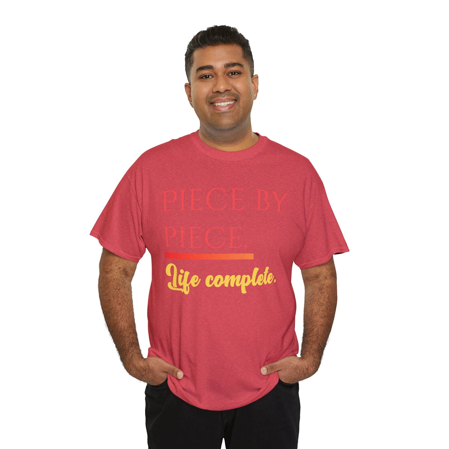 Piece by Piece T-Shirt – Life Complete Graphic Tee by Trash Cat Tee's