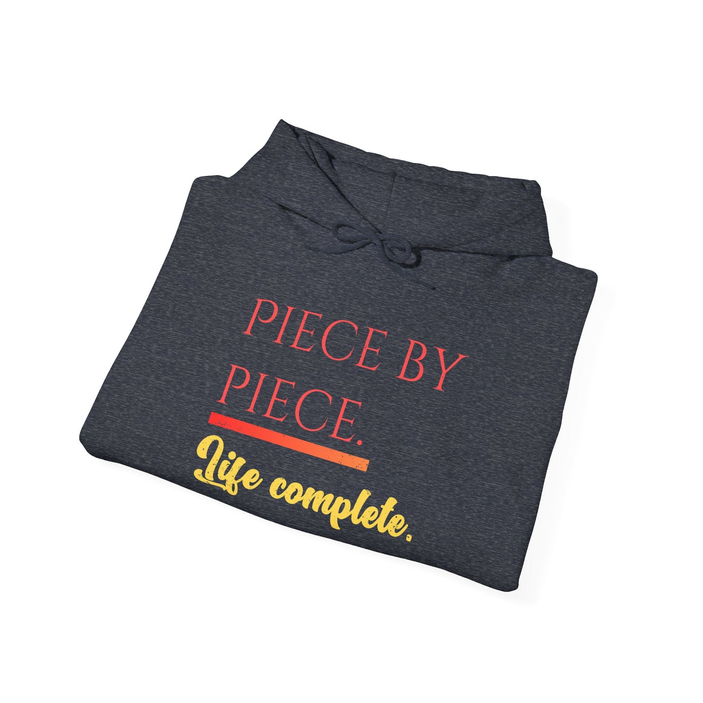 Piece by Piece Pullover Hoodie – Life Complete Distressed Sweatshirt