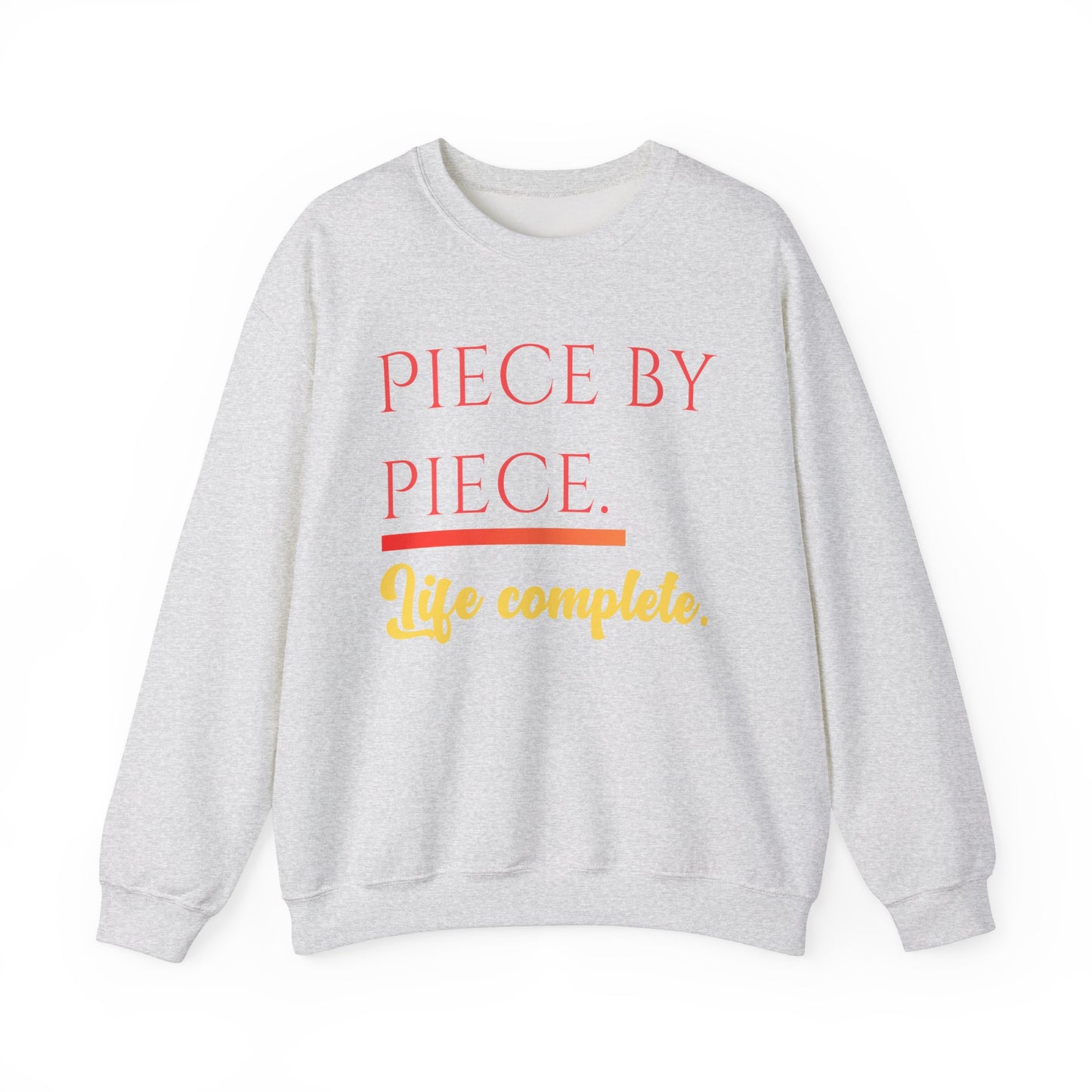 Piece by Piece Crewneck Sweatshirt – Distressed Life Complete Pullover