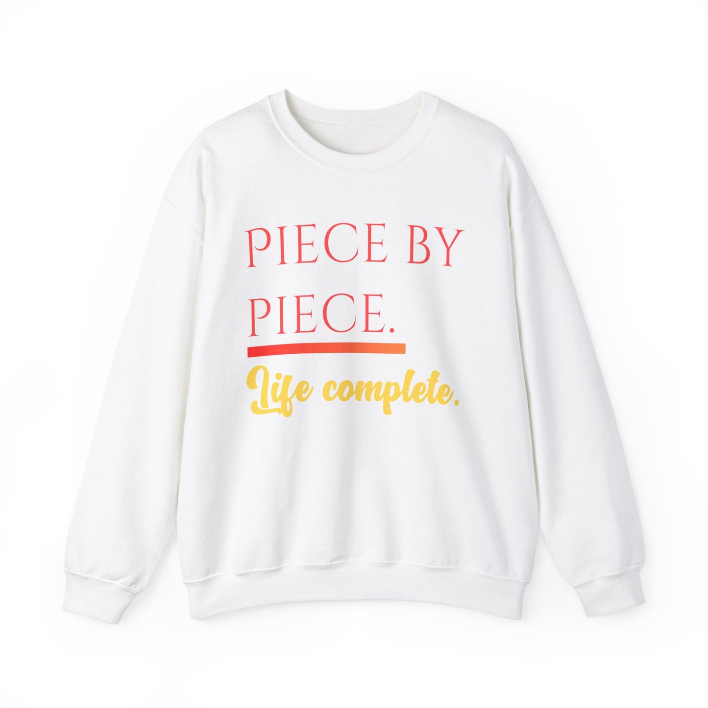 Piece by Piece Crewneck Sweatshirt – Distressed Life Complete Pullover