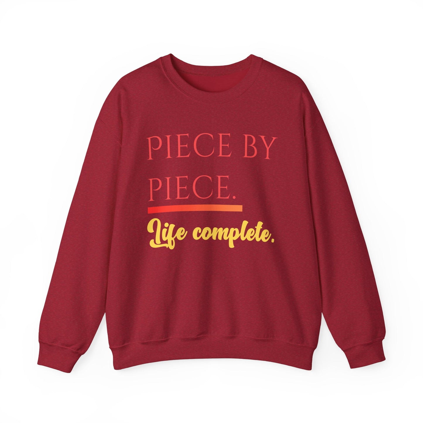 Piece by Piece Crewneck Sweatshirt – Distressed Life Complete Pullover
