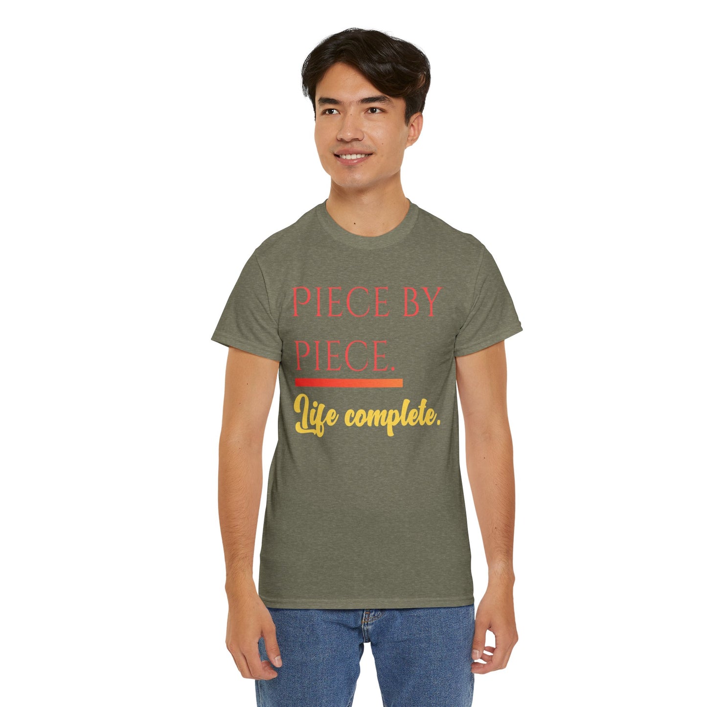 Piece by Piece T-Shirt – Life Complete Graphic Tee by Trash Cat Tee's