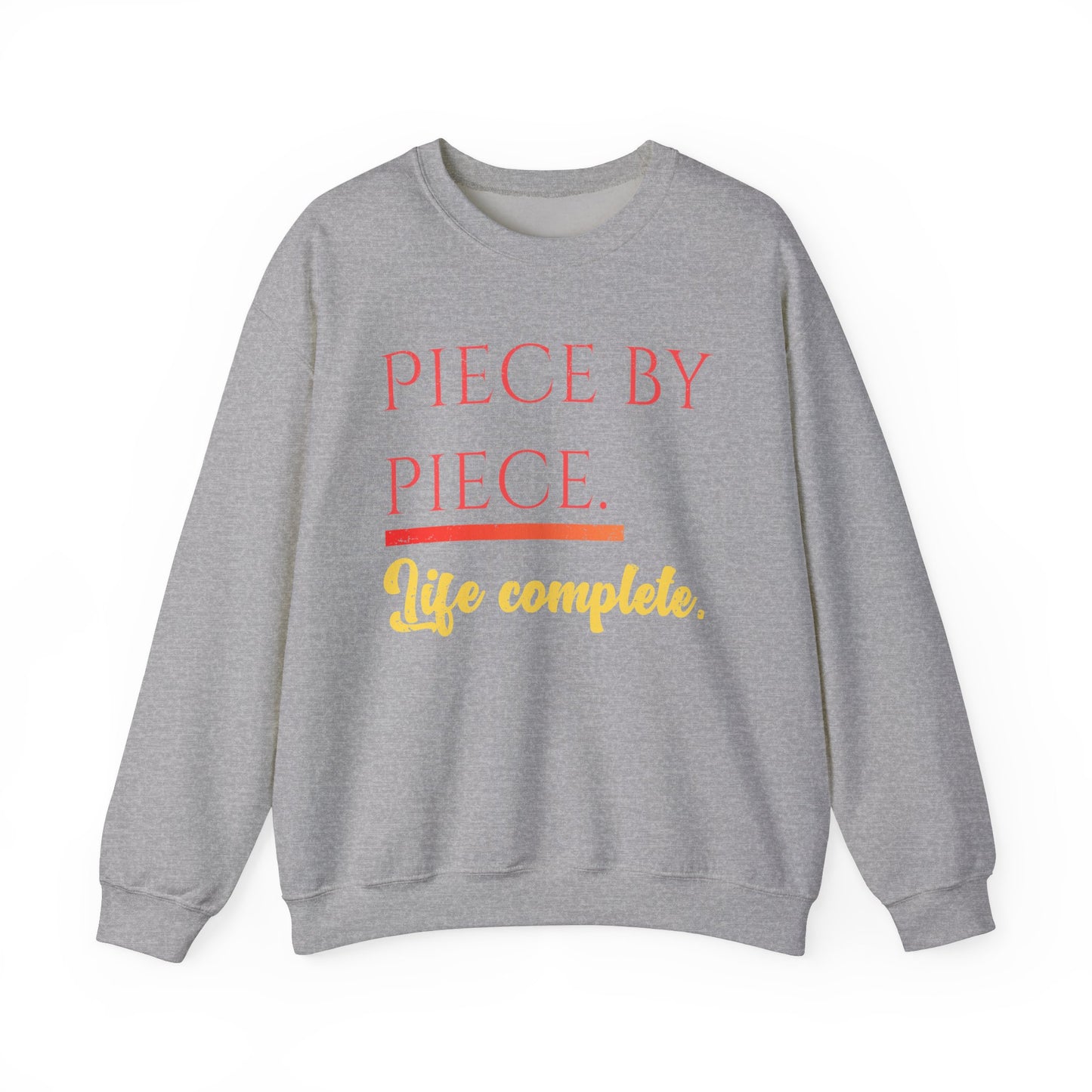 Piece by Piece Crewneck Sweatshirt – Distressed Life Complete Pullover