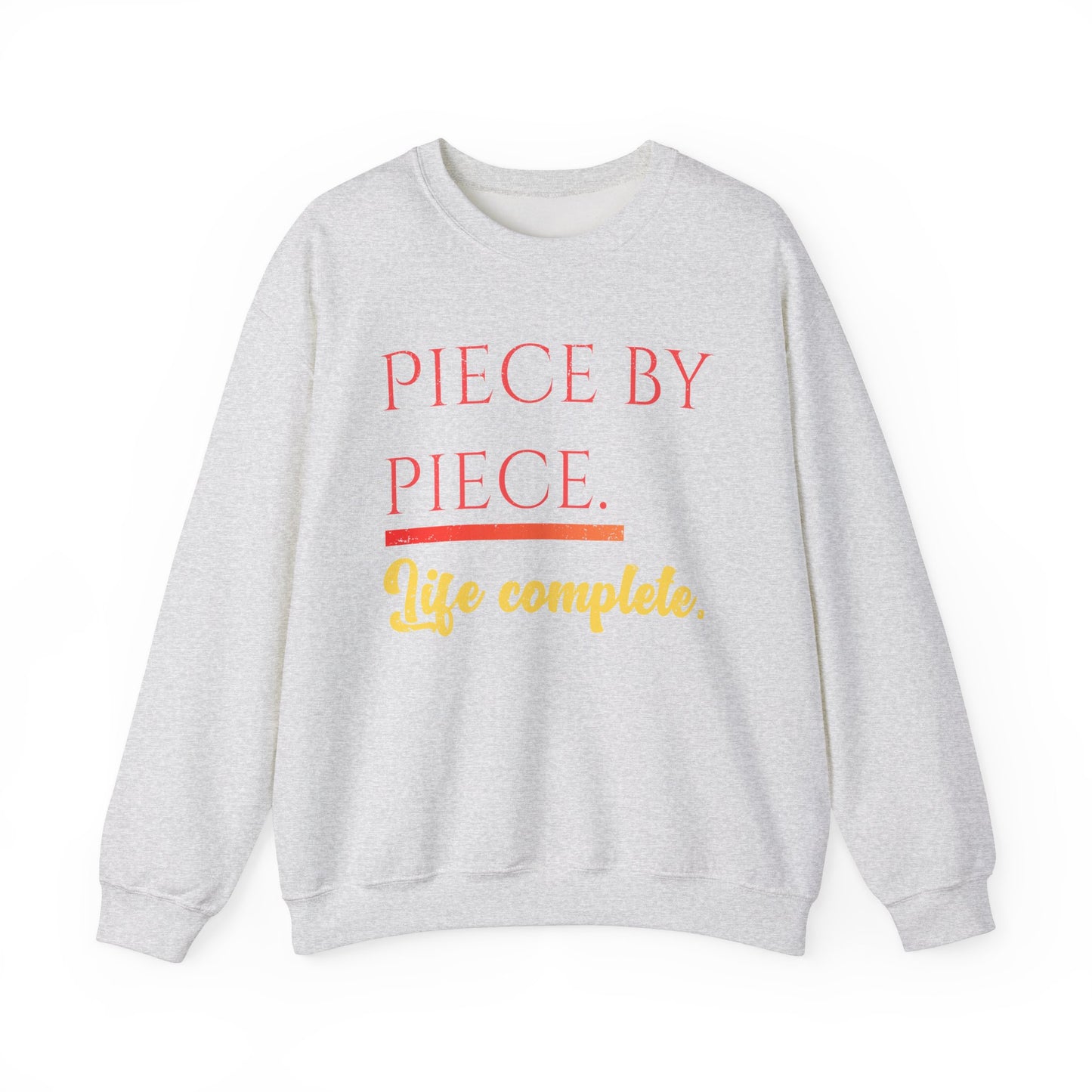 Piece by Piece Crewneck Sweatshirt – Distressed Life Complete Pullover