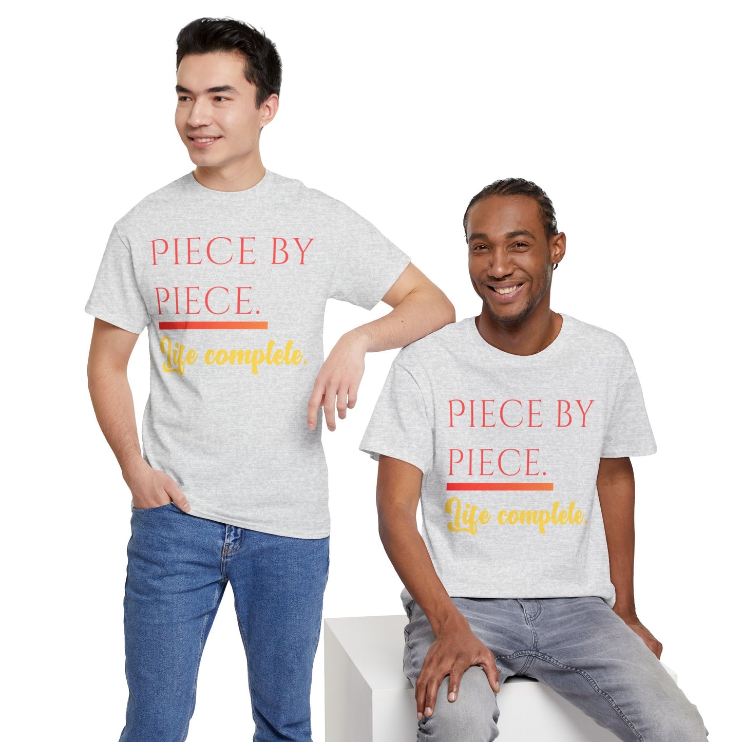 Piece by Piece T-Shirt – Life Complete Graphic Tee by Trash Cat Tee's
