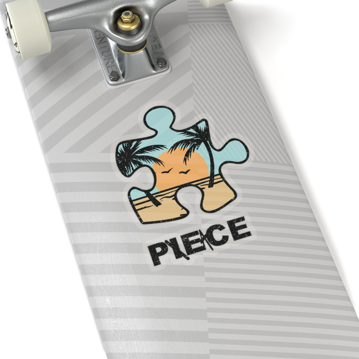 Sunny Beach ‘Peace’ Kiss-Cut Stickers – Distressed Style Vinyl Stickers