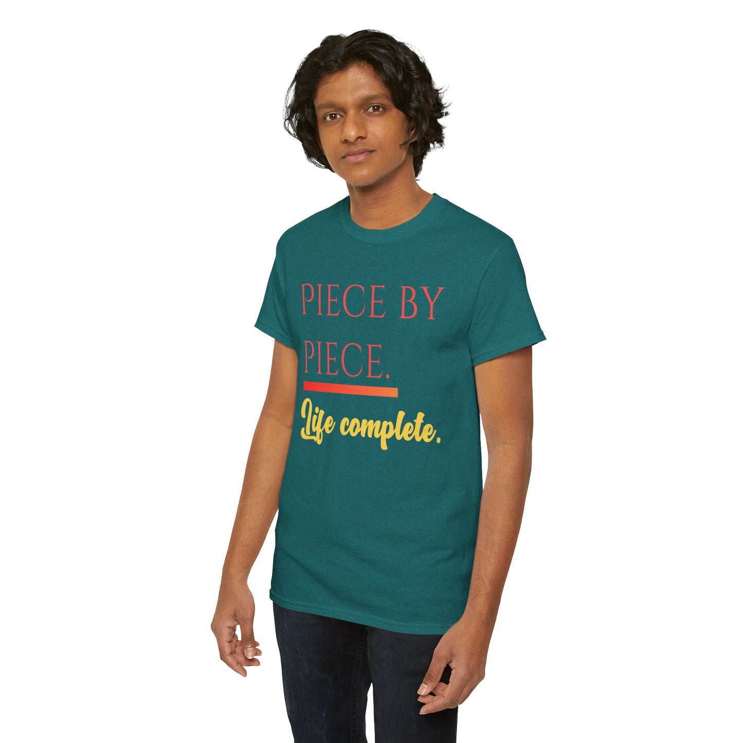 Piece by Piece T-Shirt – Life Complete Graphic Tee by Trash Cat Tee's