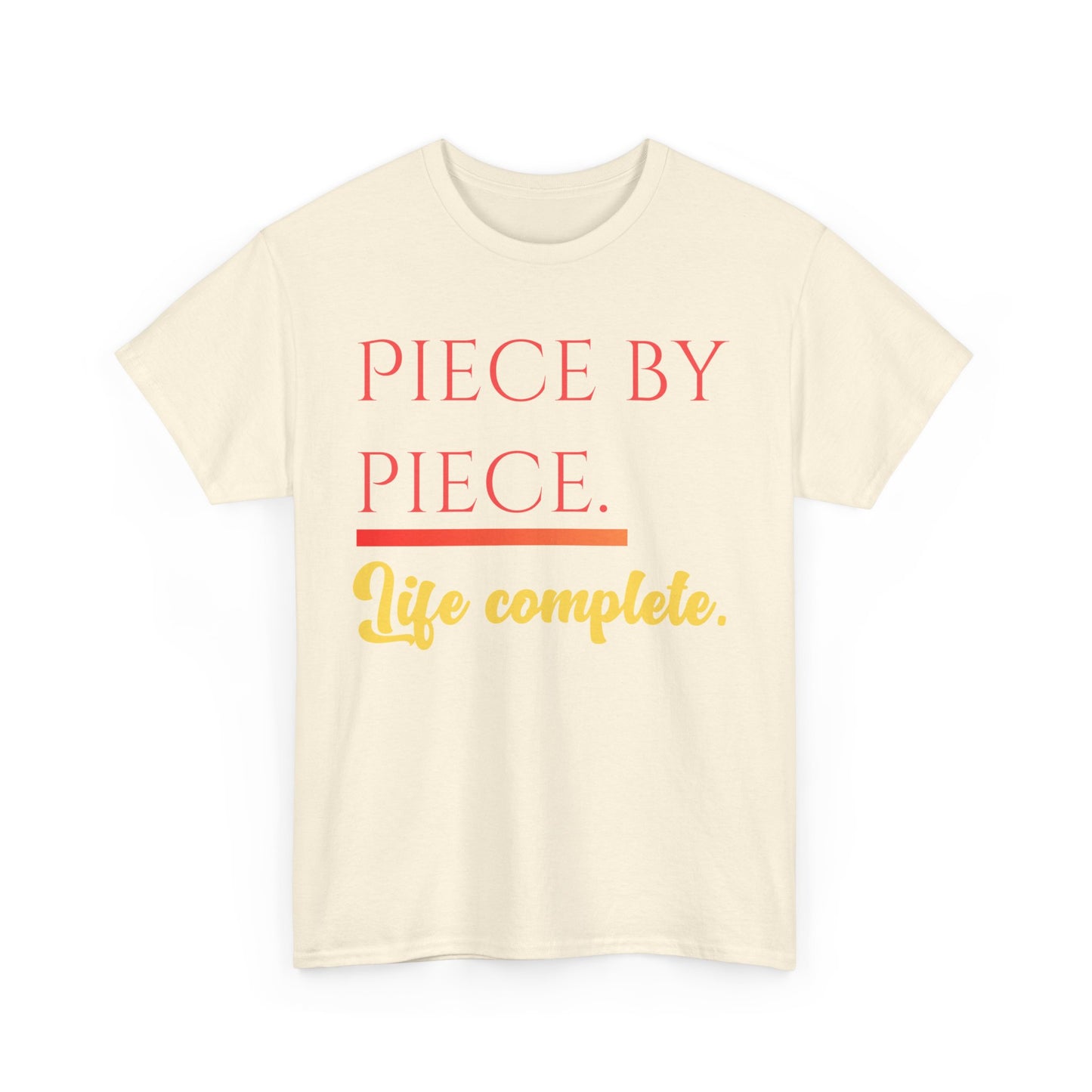 Piece by Piece T-Shirt – Life Complete Graphic Tee by Trash Cat Tee's