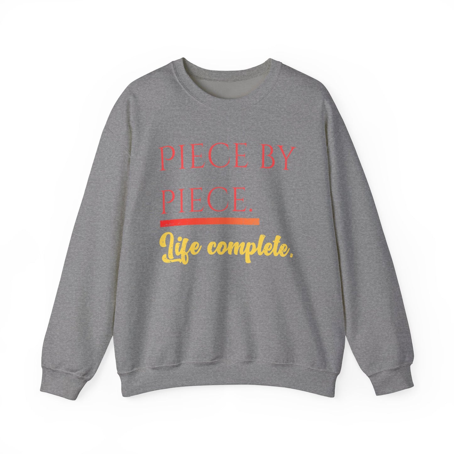 Piece by Piece Crewneck Sweatshirt – Distressed Life Complete Pullover