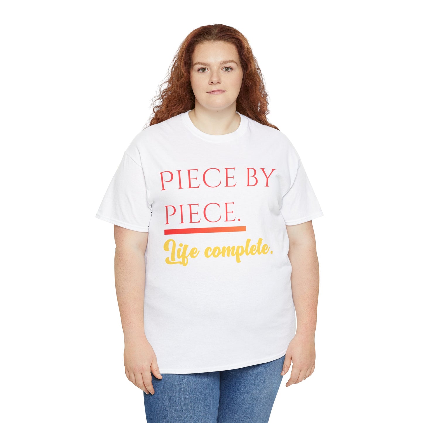 Piece by Piece T-Shirt – Life Complete Graphic Tee by Trash Cat Tee's