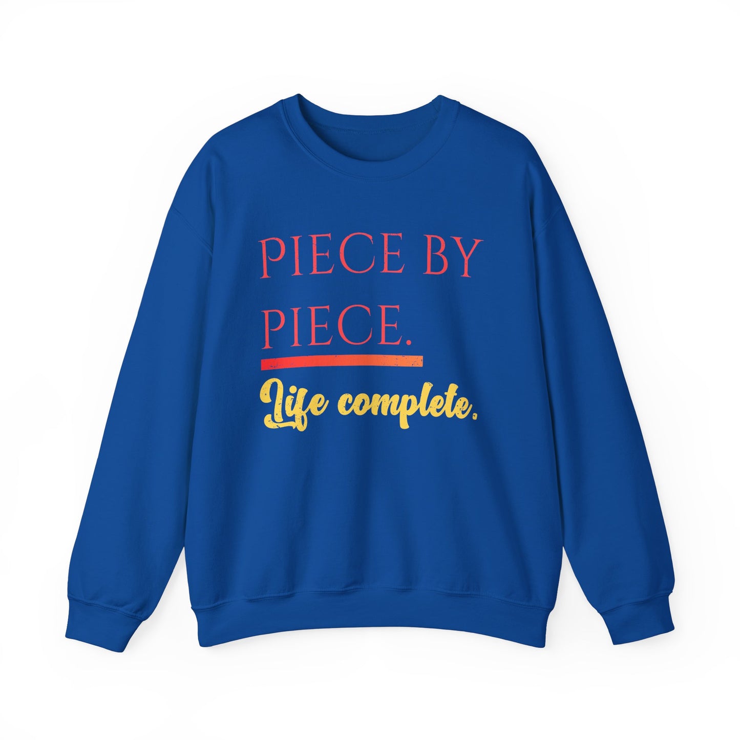 Piece by Piece Crewneck Sweatshirt – Distressed Life Complete Pullover
