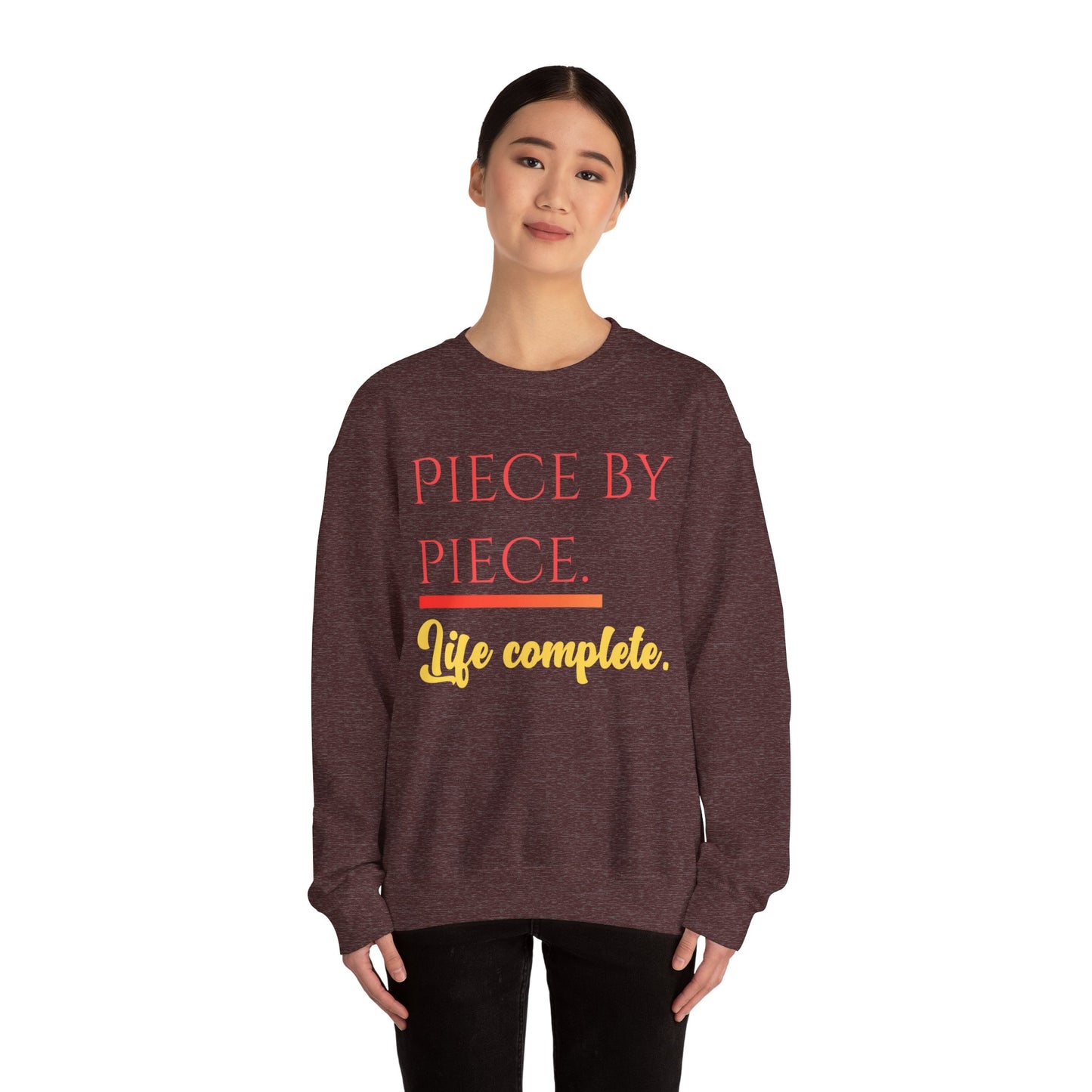 Piece by Piece Crewneck Sweatshirt – Distressed Life Complete Pullover
