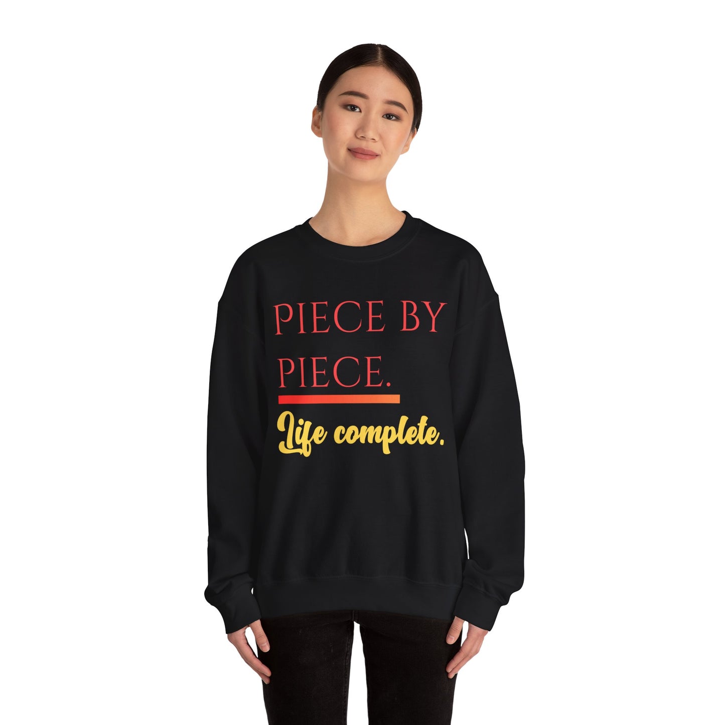 Piece by Piece Crewneck Sweatshirt – Distressed Life Complete Pullover
