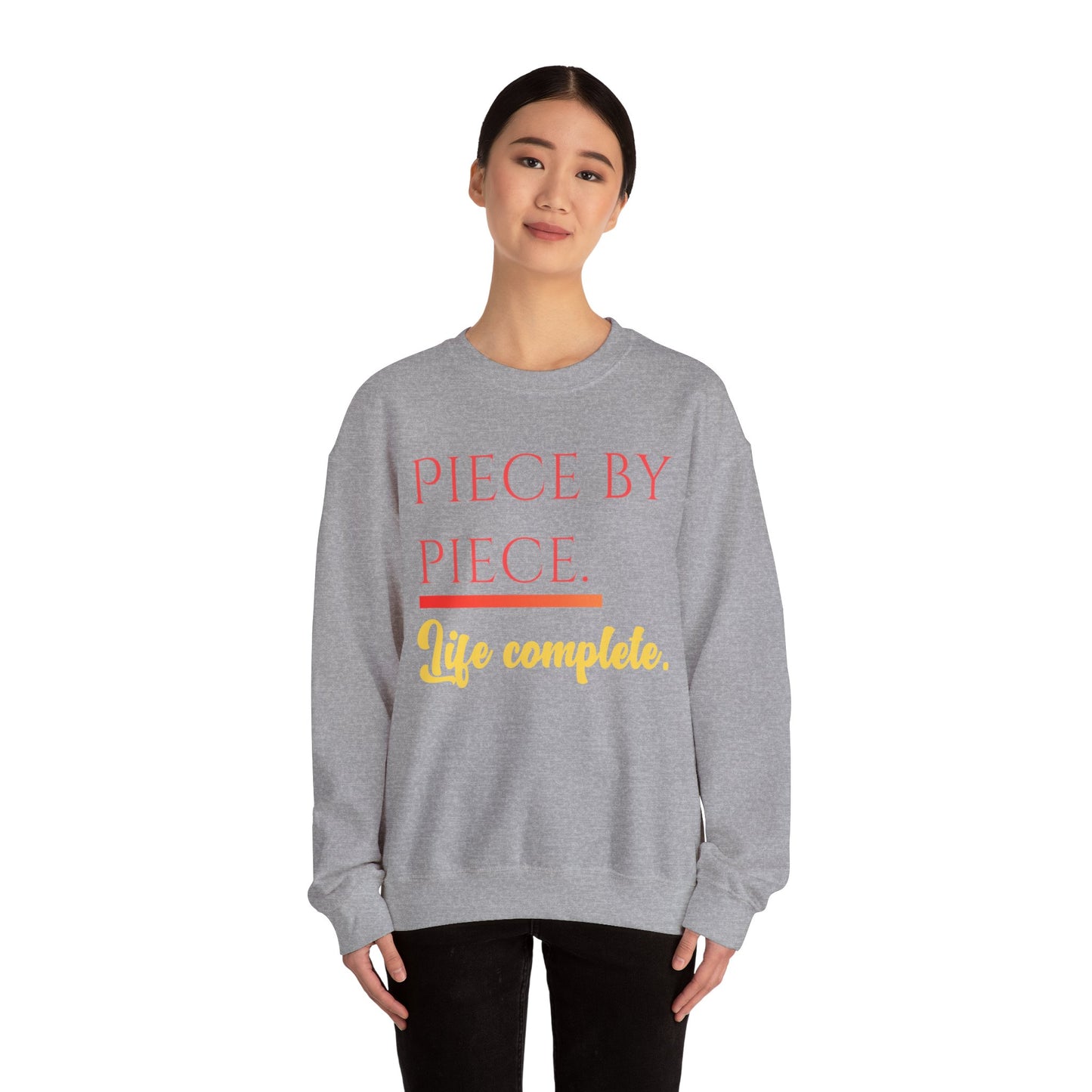 Piece by Piece Crewneck Sweatshirt – Distressed Life Complete Pullover