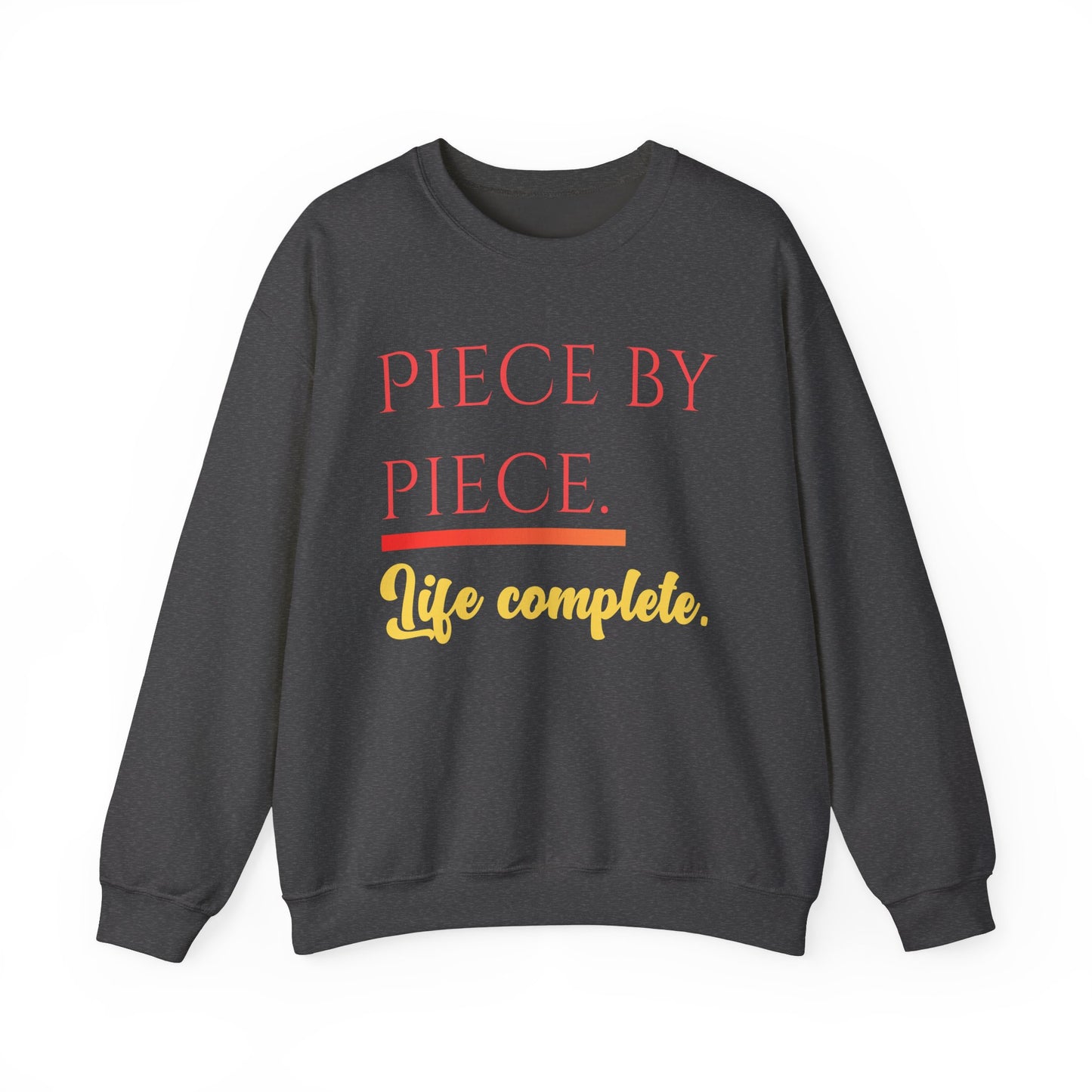Piece by Piece Crewneck Sweatshirt – Distressed Life Complete Pullover
