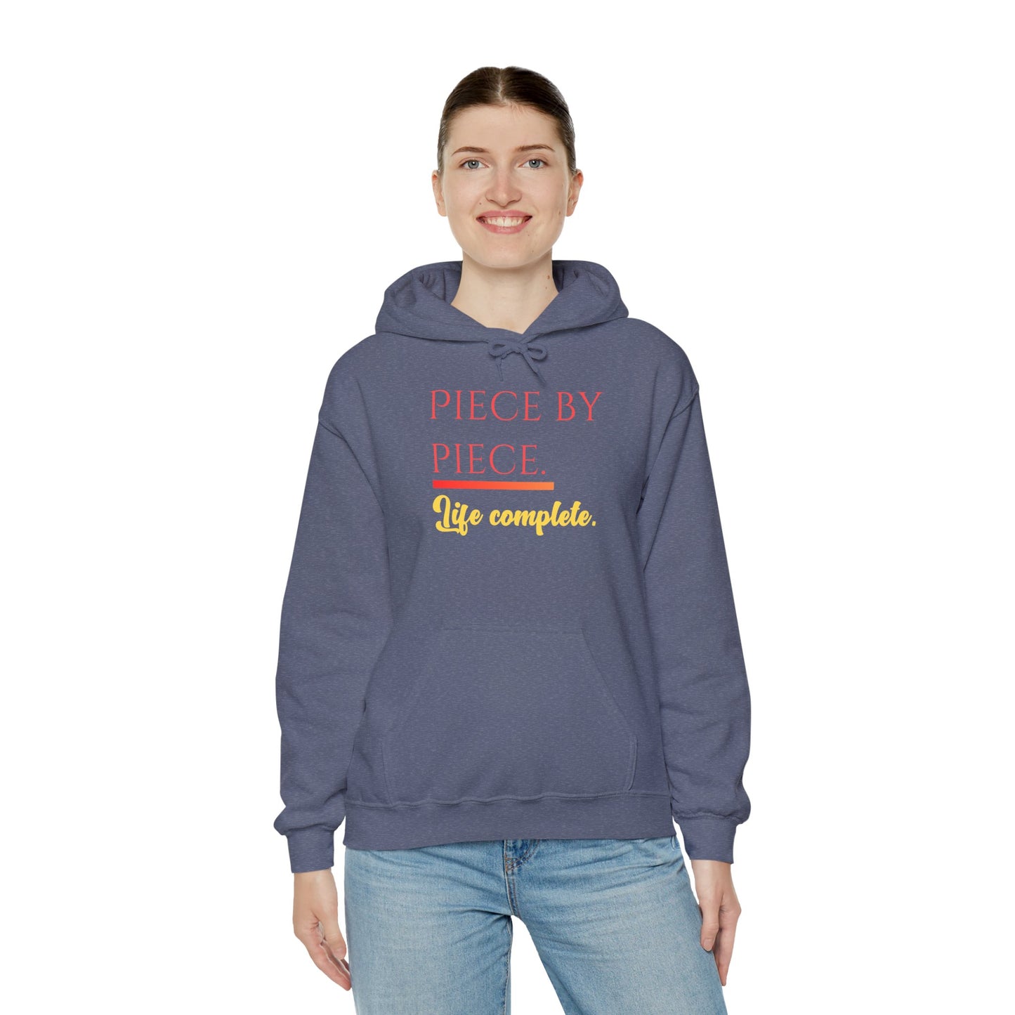 Piece by Piece Pullover Hoodie – Life Complete Sweatshirt