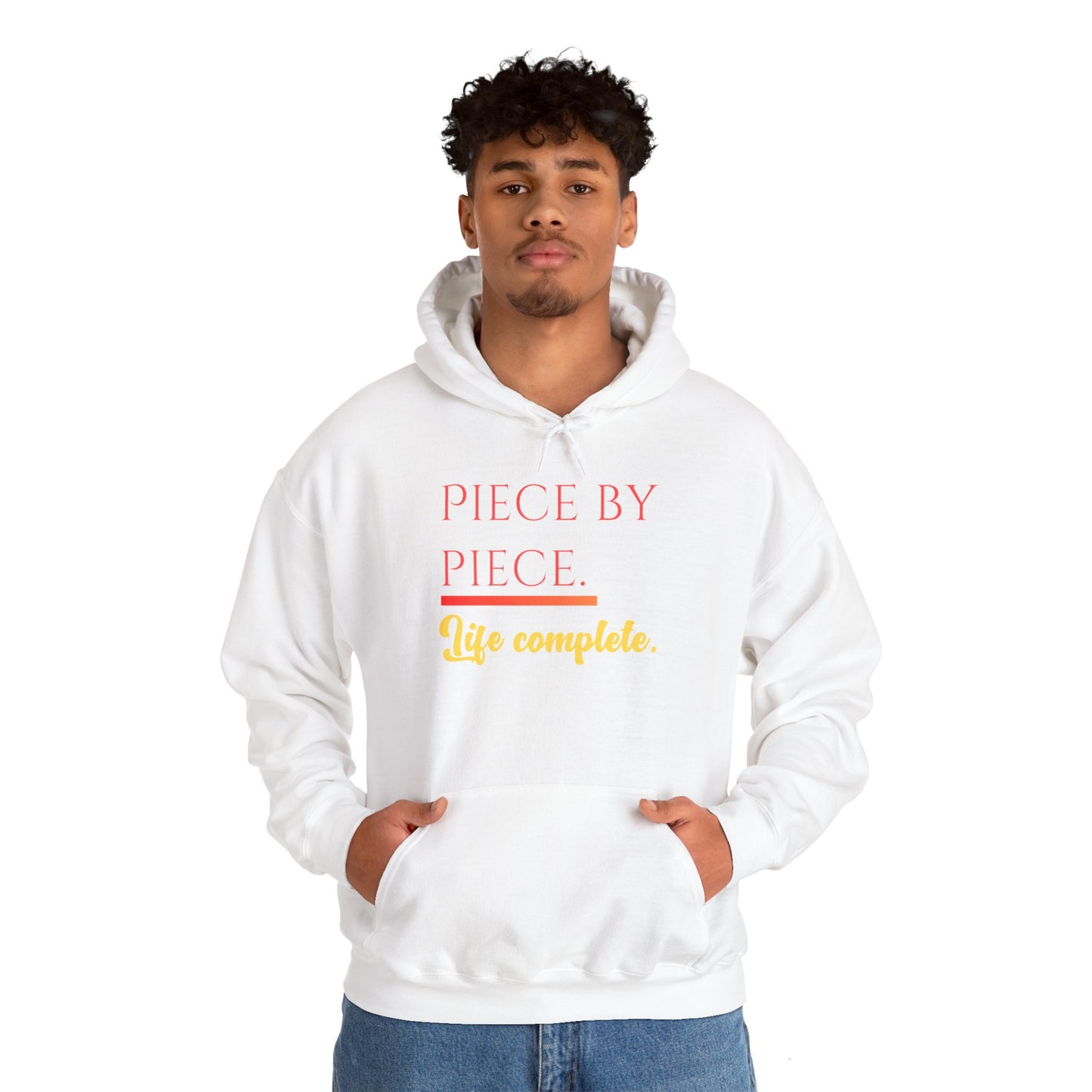 Piece by Piece Pullover Hoodie – Life Complete Sweatshirt