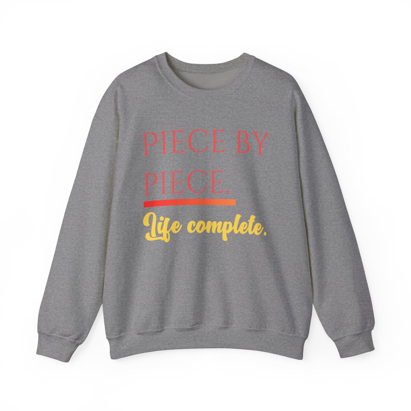 Piece by Piece Crewneck Sweatshirt – Distressed Life Complete Pullover