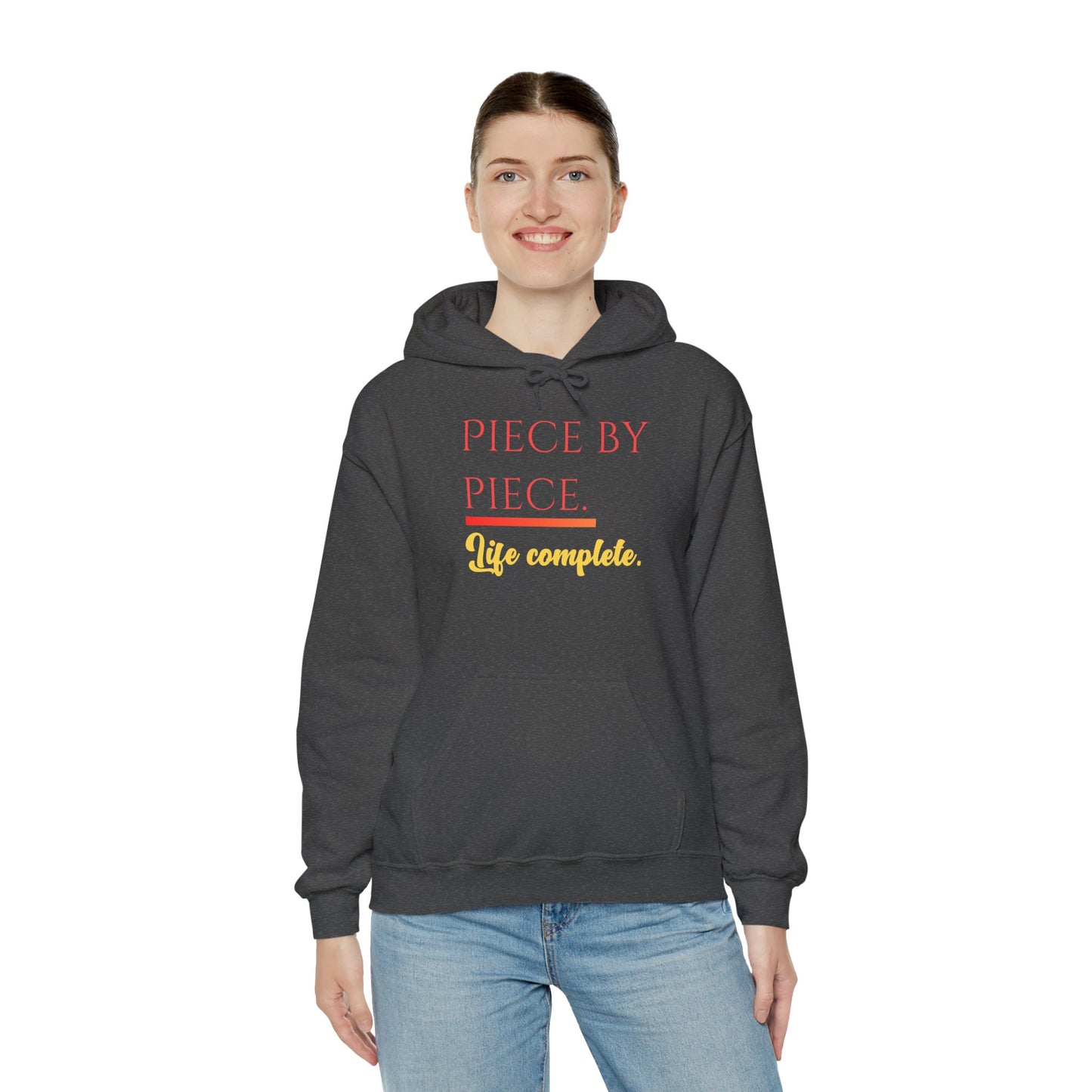 Piece by Piece Pullover Hoodie – Life Complete Sweatshirt