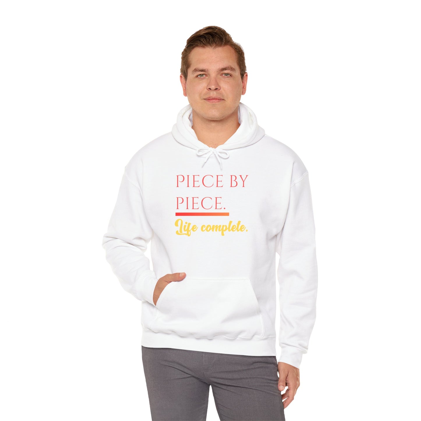 Piece by Piece Pullover Hoodie – Life Complete Sweatshirt