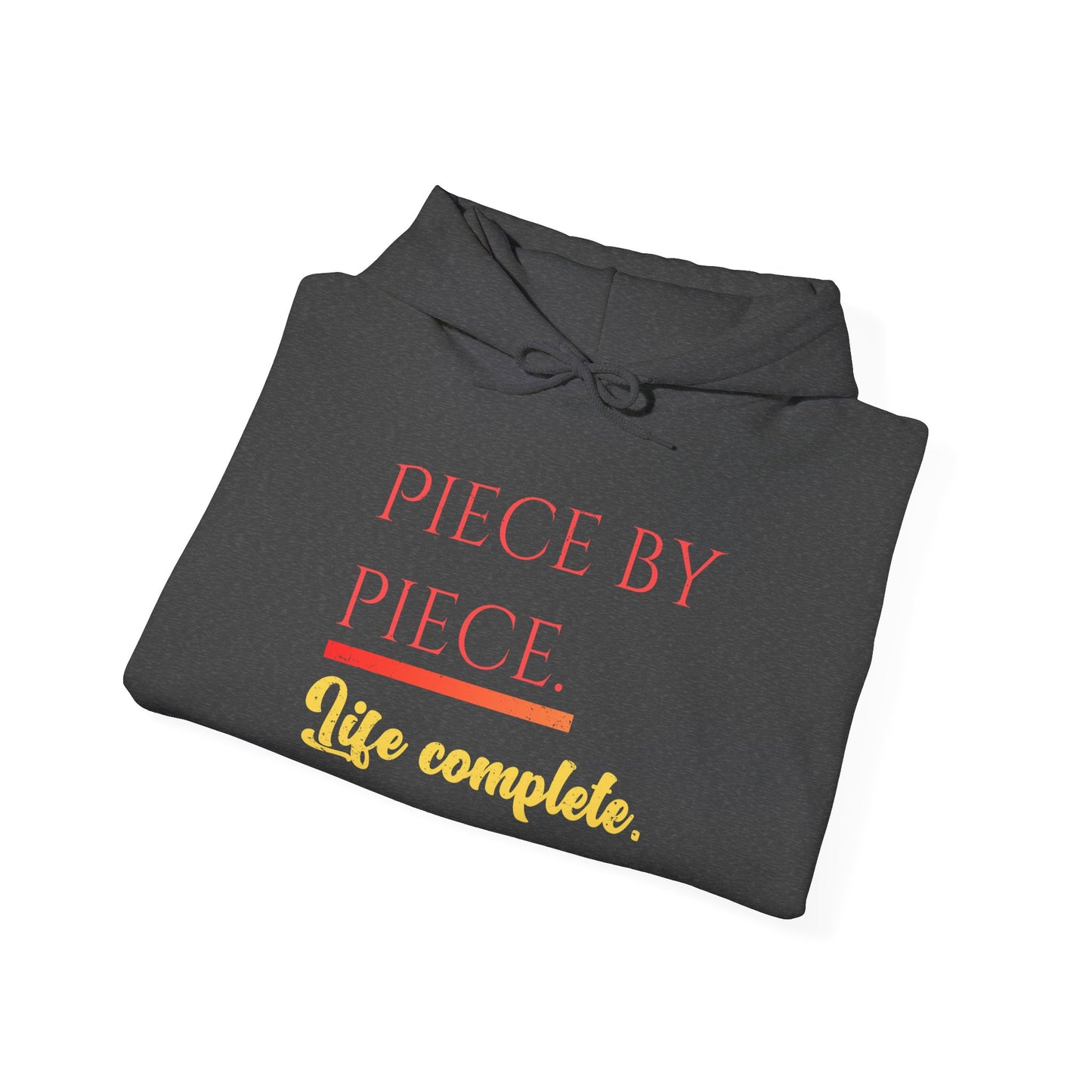 Piece by Piece Pullover Hoodie – Life Complete Distressed Sweatshirt