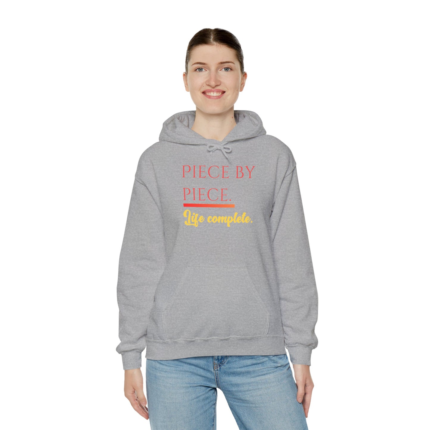 Piece by Piece Pullover Hoodie – Life Complete Sweatshirt