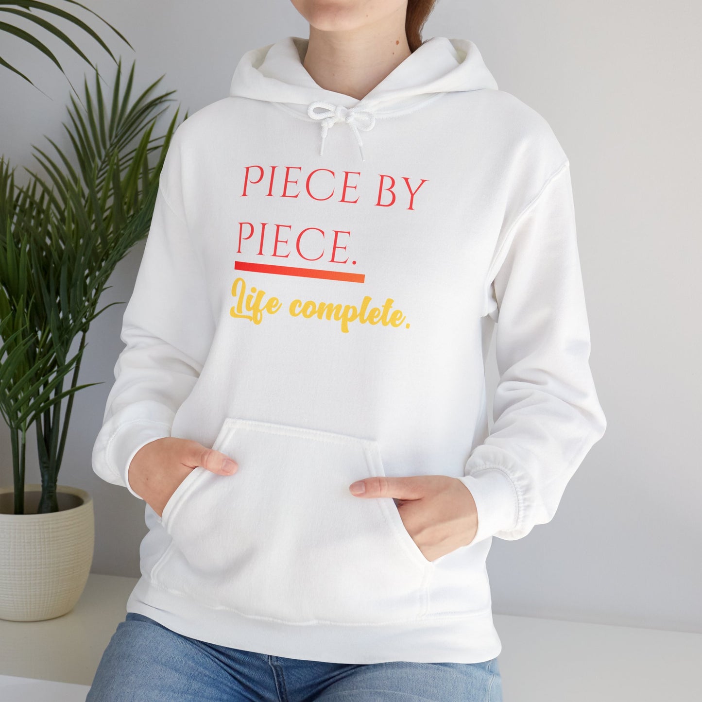 Piece by Piece Pullover Hoodie – Life Complete Sweatshirt