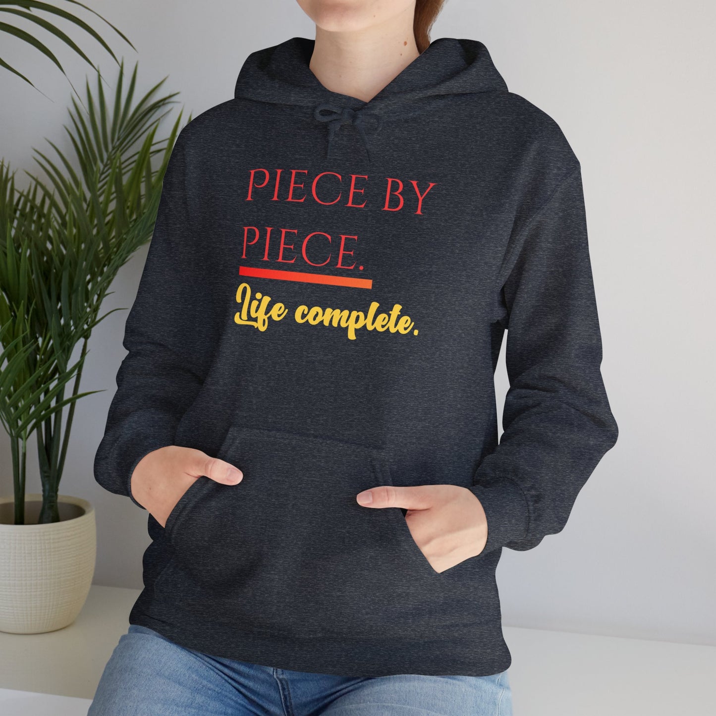 Piece by Piece Pullover Hoodie – Life Complete Sweatshirt