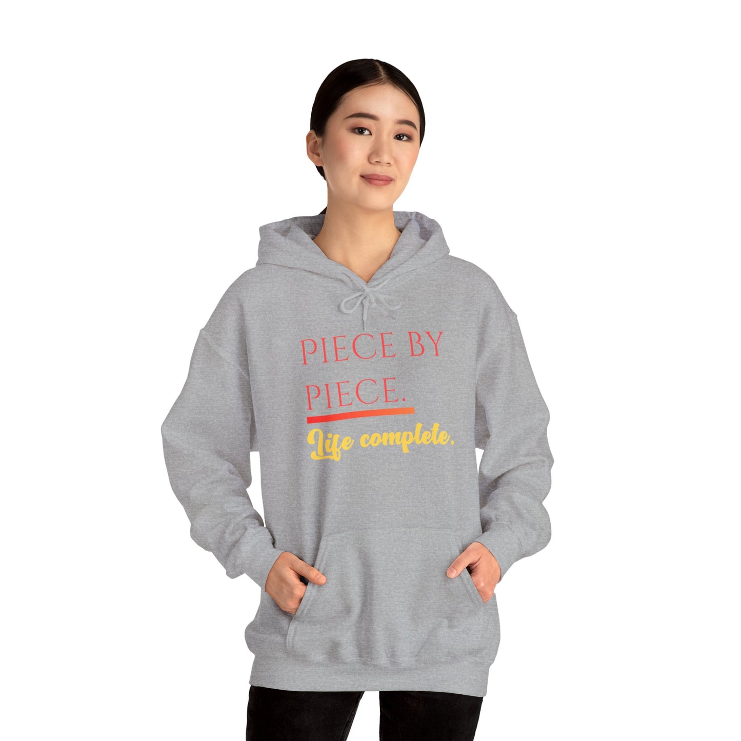 Piece by Piece Pullover Hoodie – Life Complete Sweatshirt