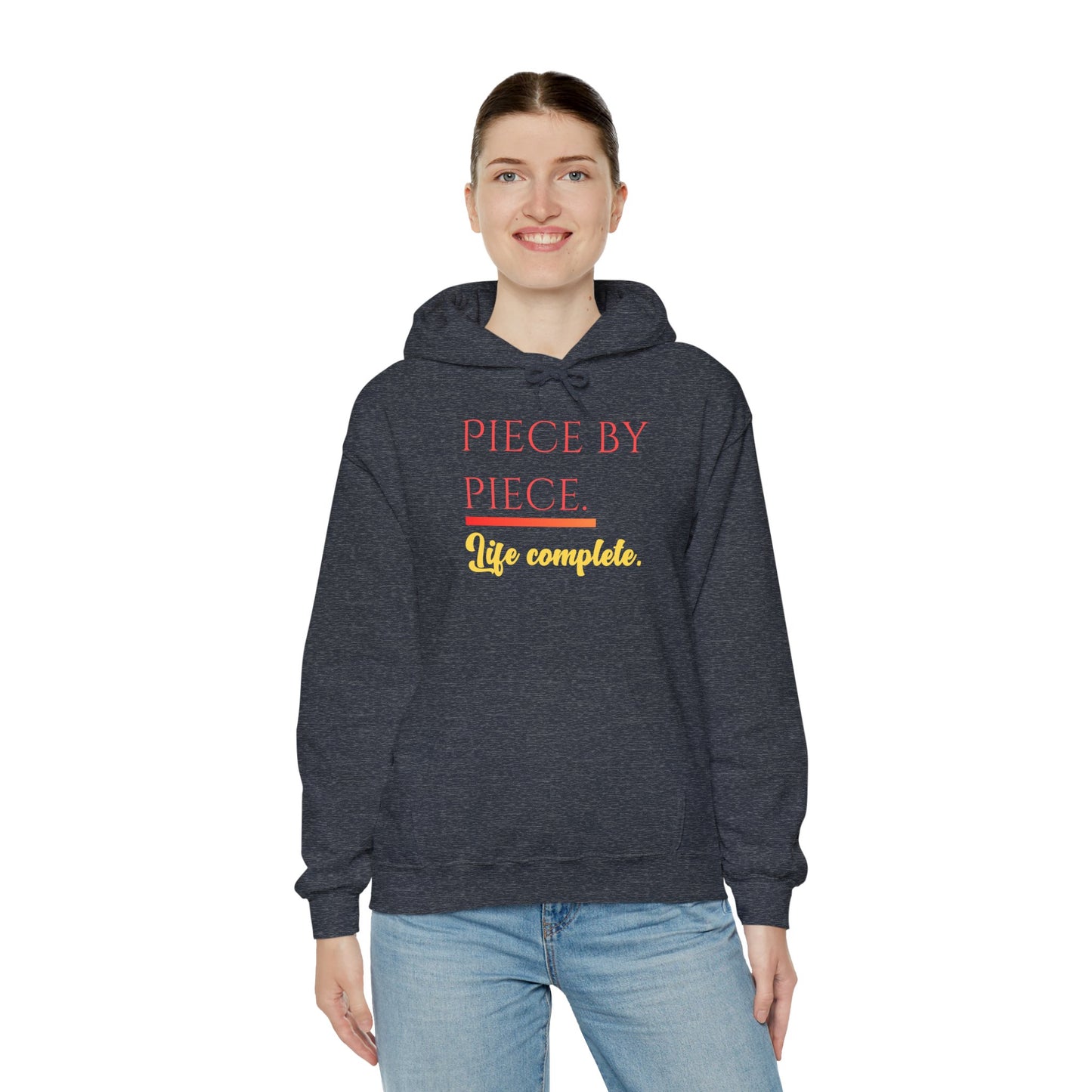 Piece by Piece Pullover Hoodie – Life Complete Sweatshirt