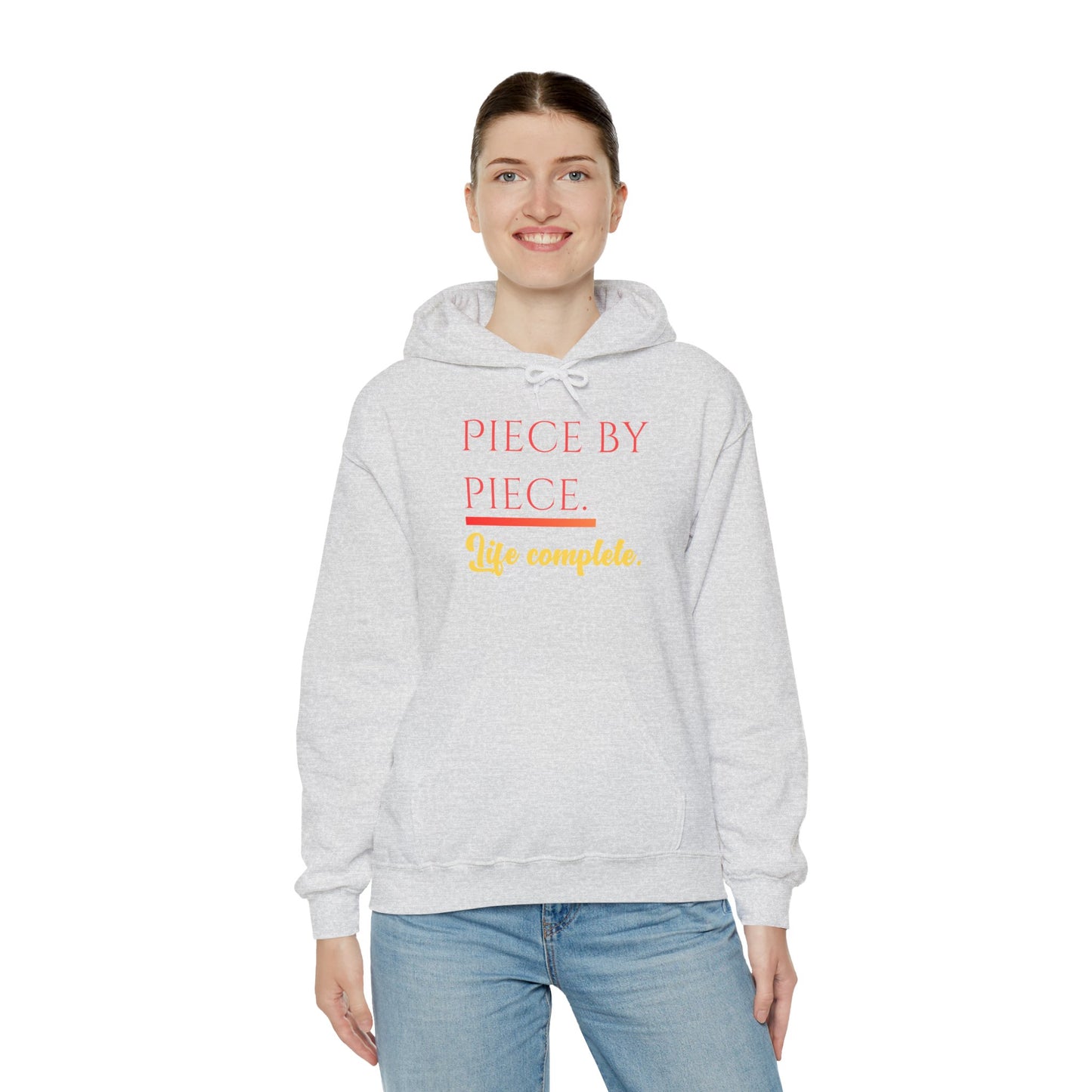 Piece by Piece Pullover Hoodie – Life Complete Sweatshirt