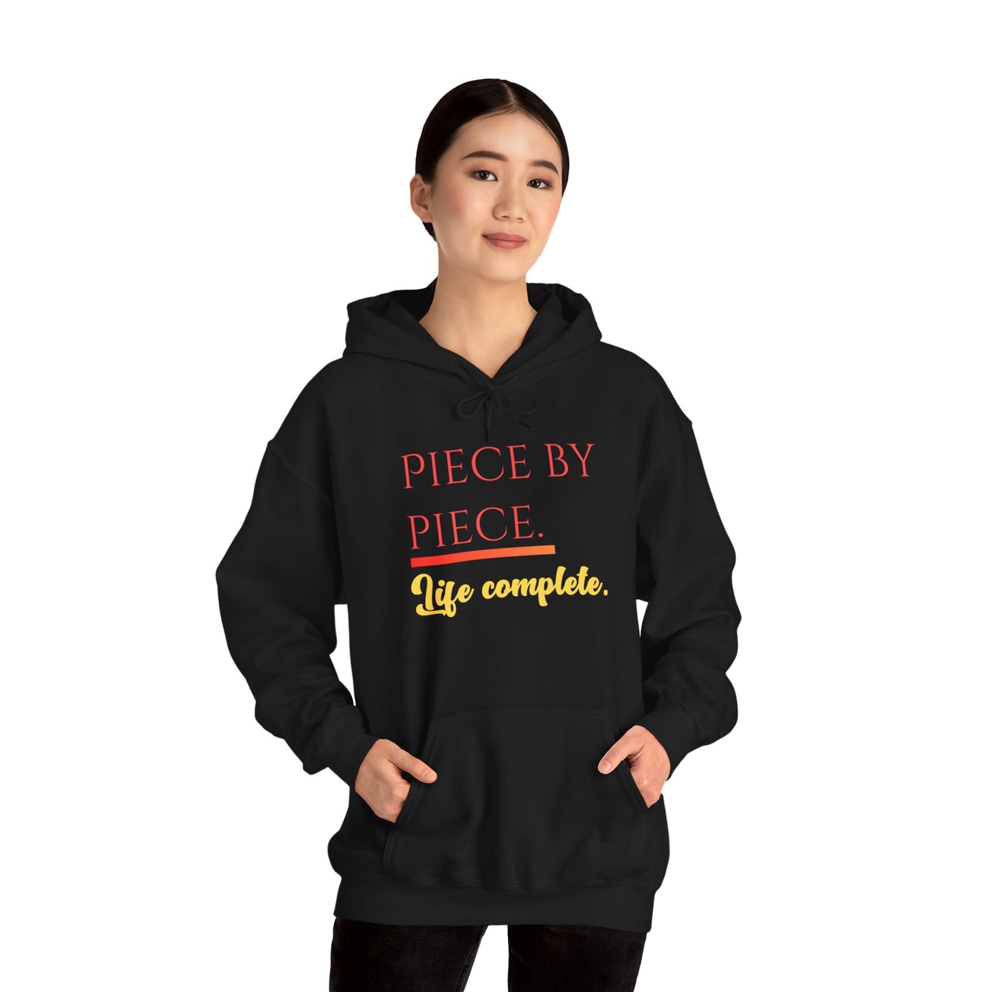 Piece by Piece Pullover Hoodie – Life Complete Sweatshirt