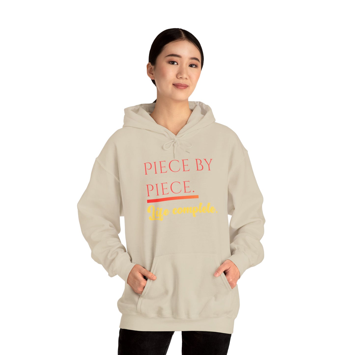 Piece by Piece Pullover Hoodie – Life Complete Sweatshirt