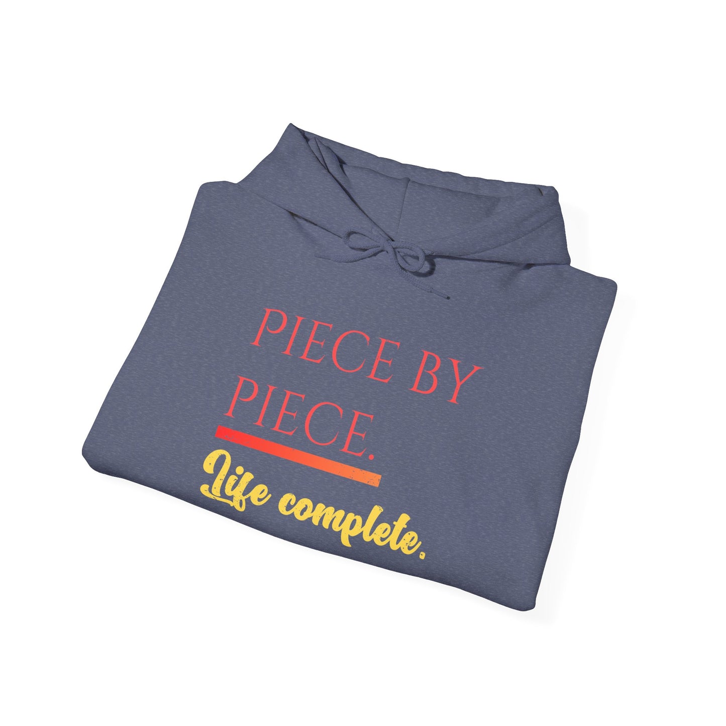 Piece by Piece Pullover Hoodie – Life Complete Distressed Sweatshirt