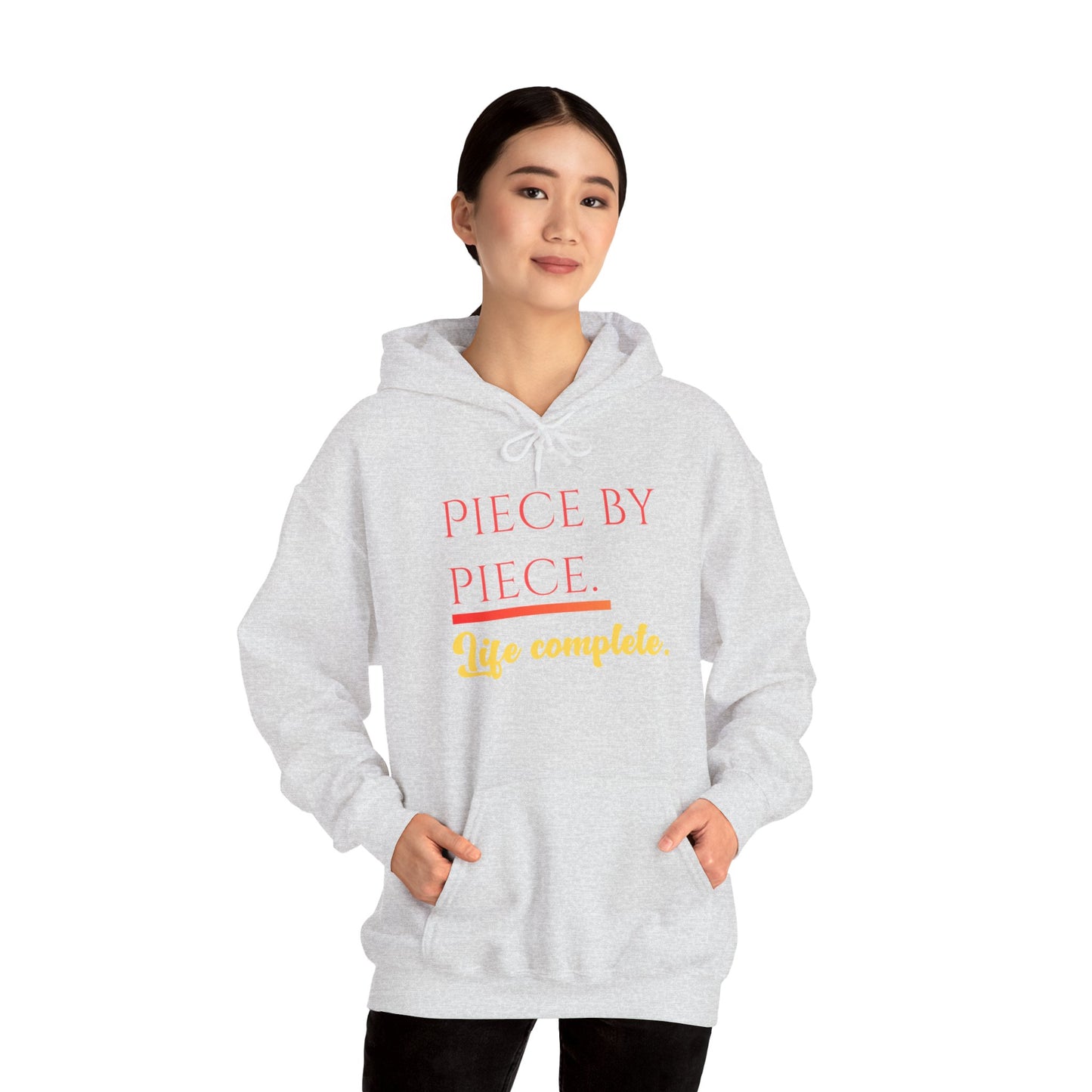 Piece by Piece Pullover Hoodie – Life Complete Sweatshirt