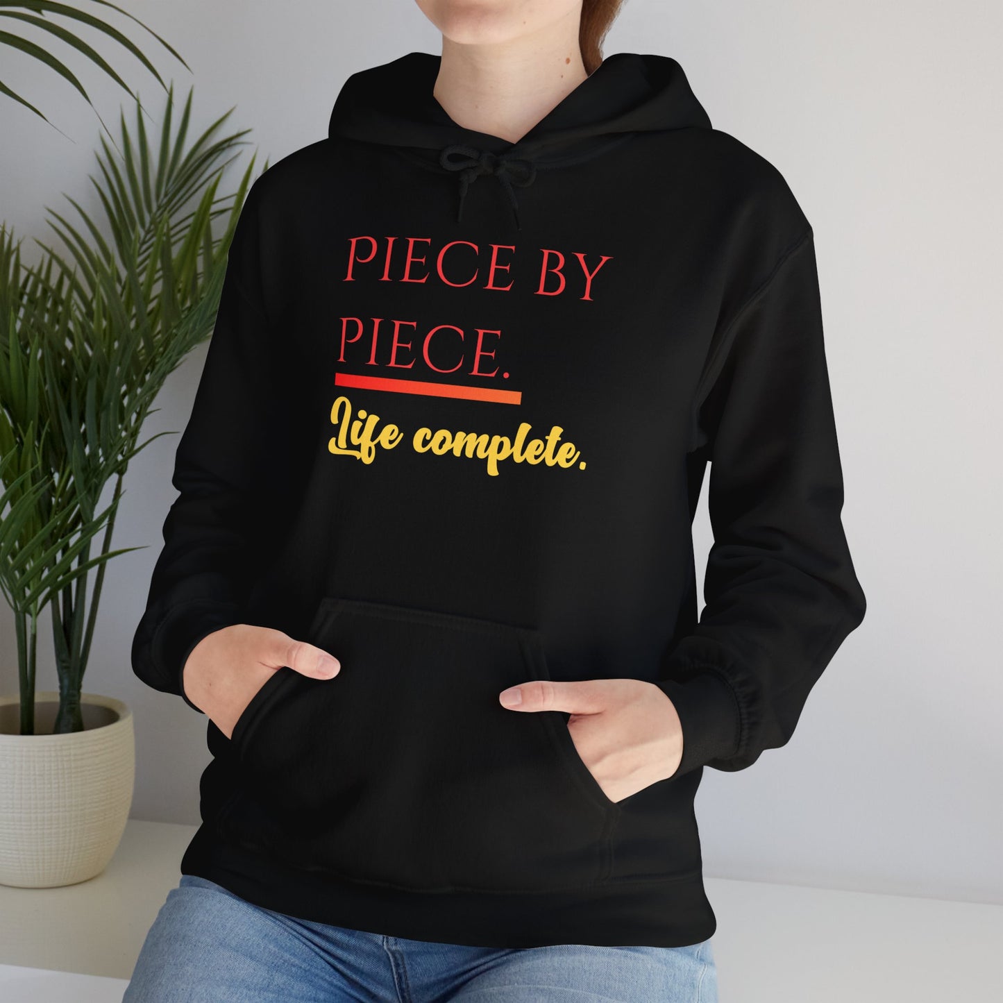 Piece by Piece Pullover Hoodie – Life Complete Sweatshirt