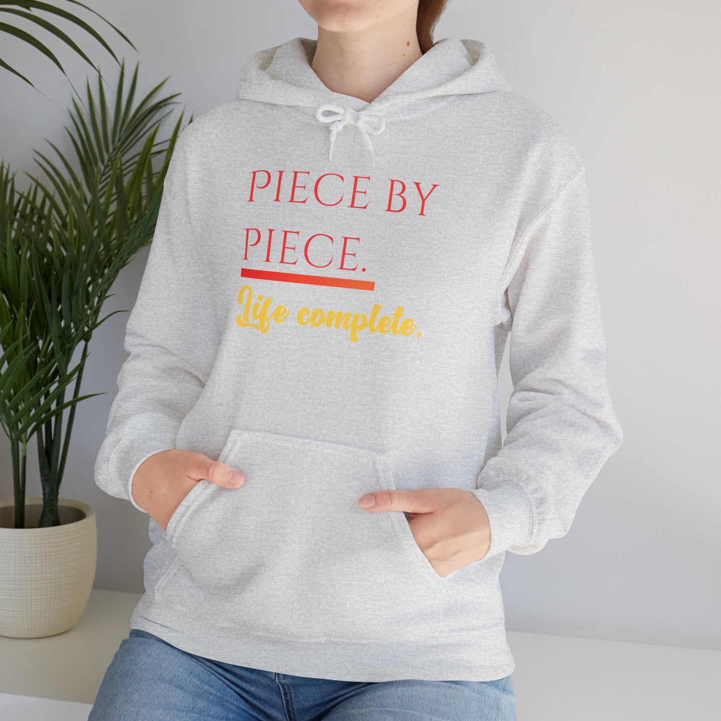 Piece by Piece Pullover Hoodie – Life Complete Sweatshirt